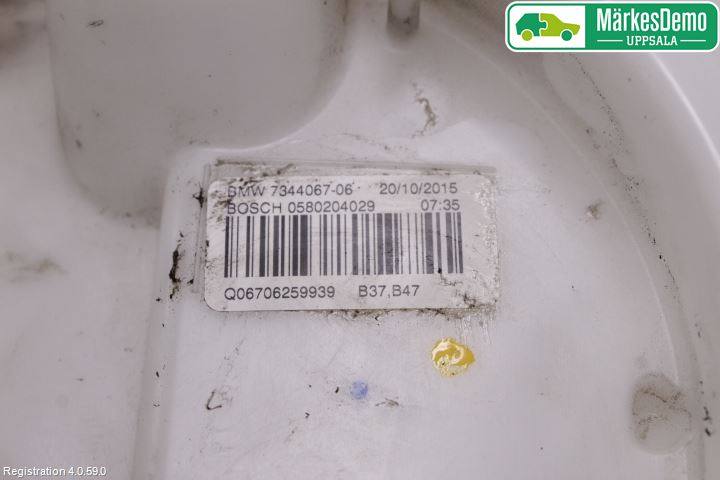 BMW 3 F30/F31/F80 12-19 Drivstoff Dieselpumpe Hoved