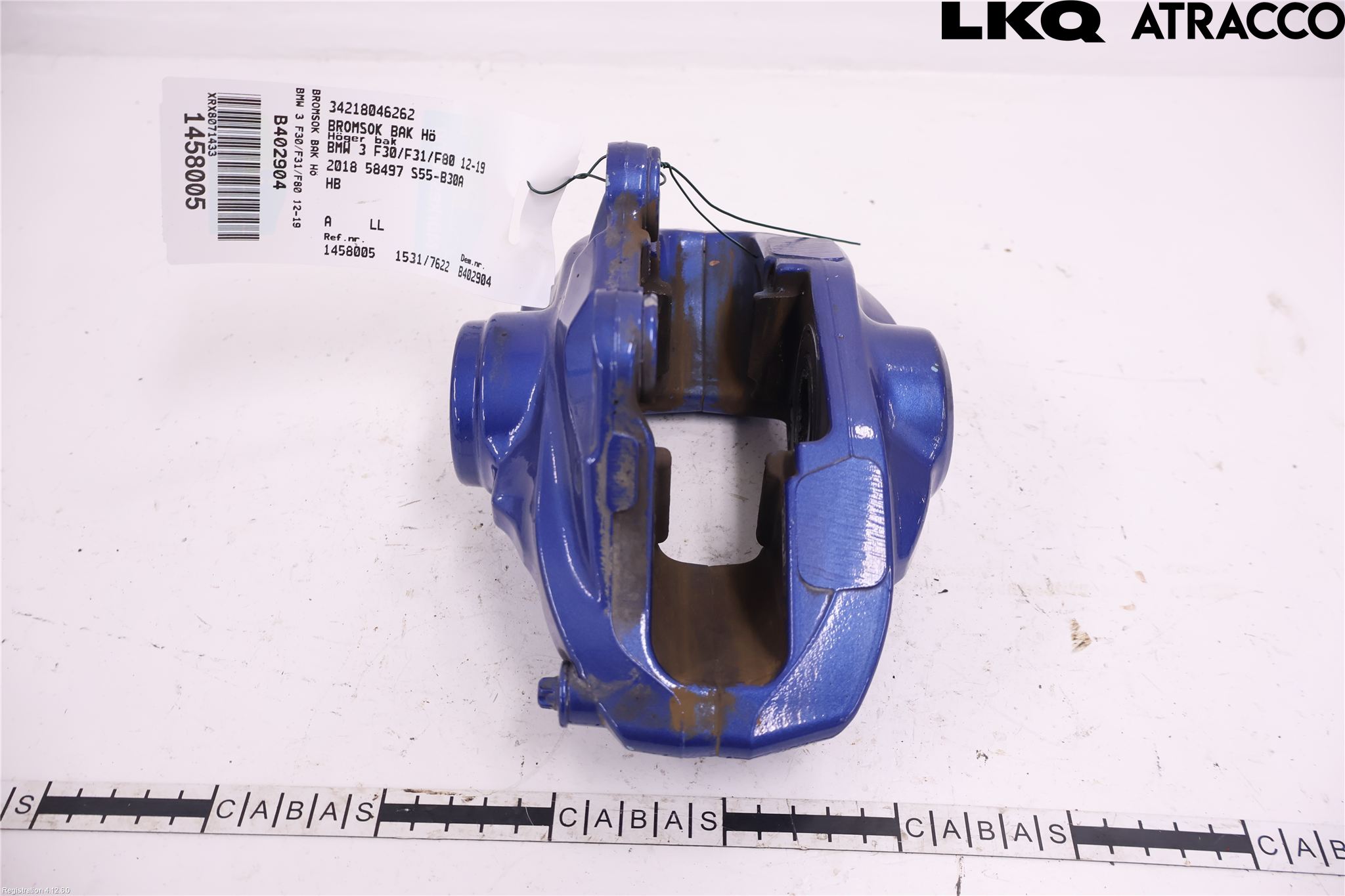 BMW 3 F30/F31/F80 12-19 Bremsecaliper Bak Høyre