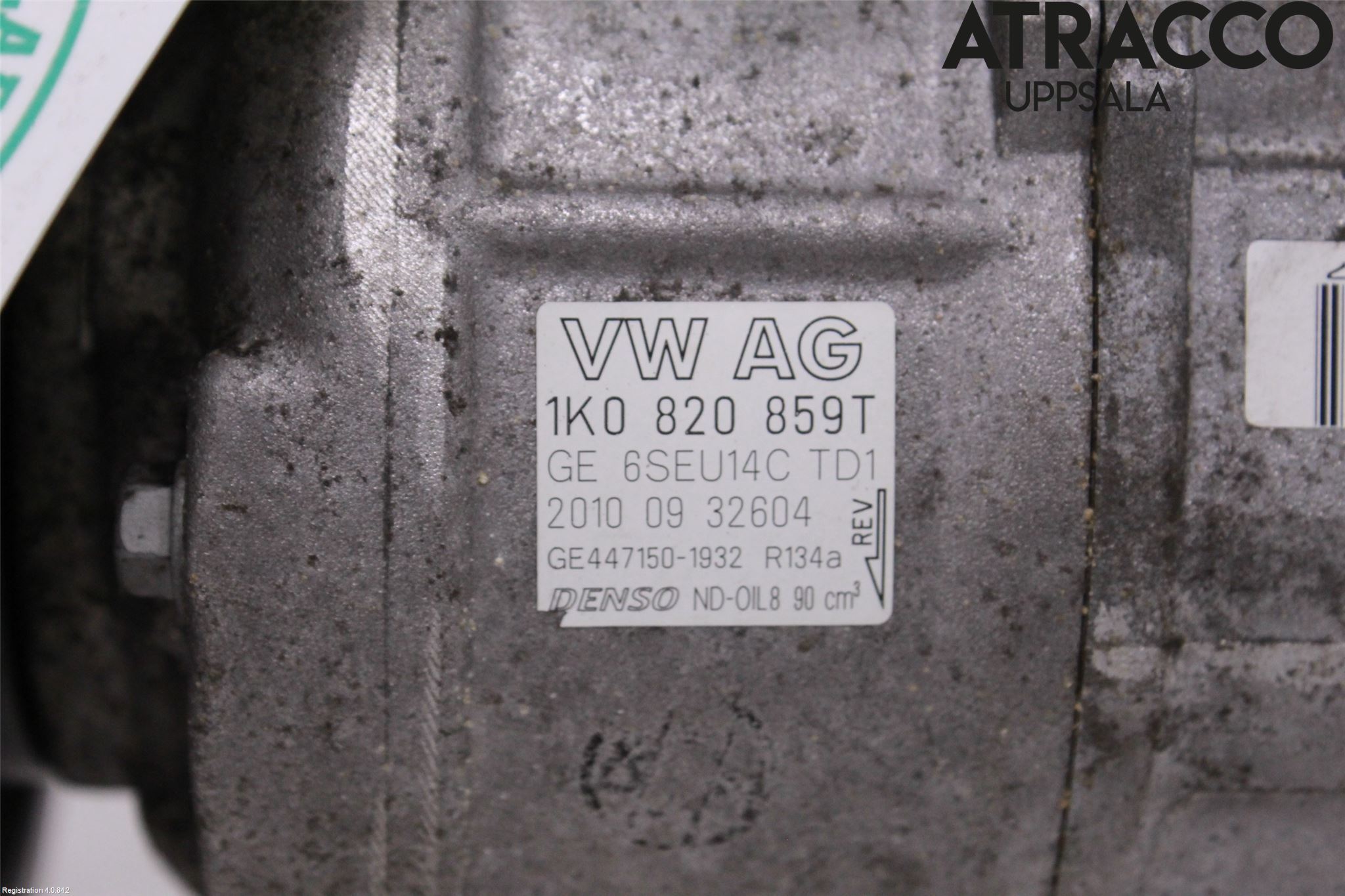 Volkswagen VW TIGUAN 07-16 Varme Ac Kompressor