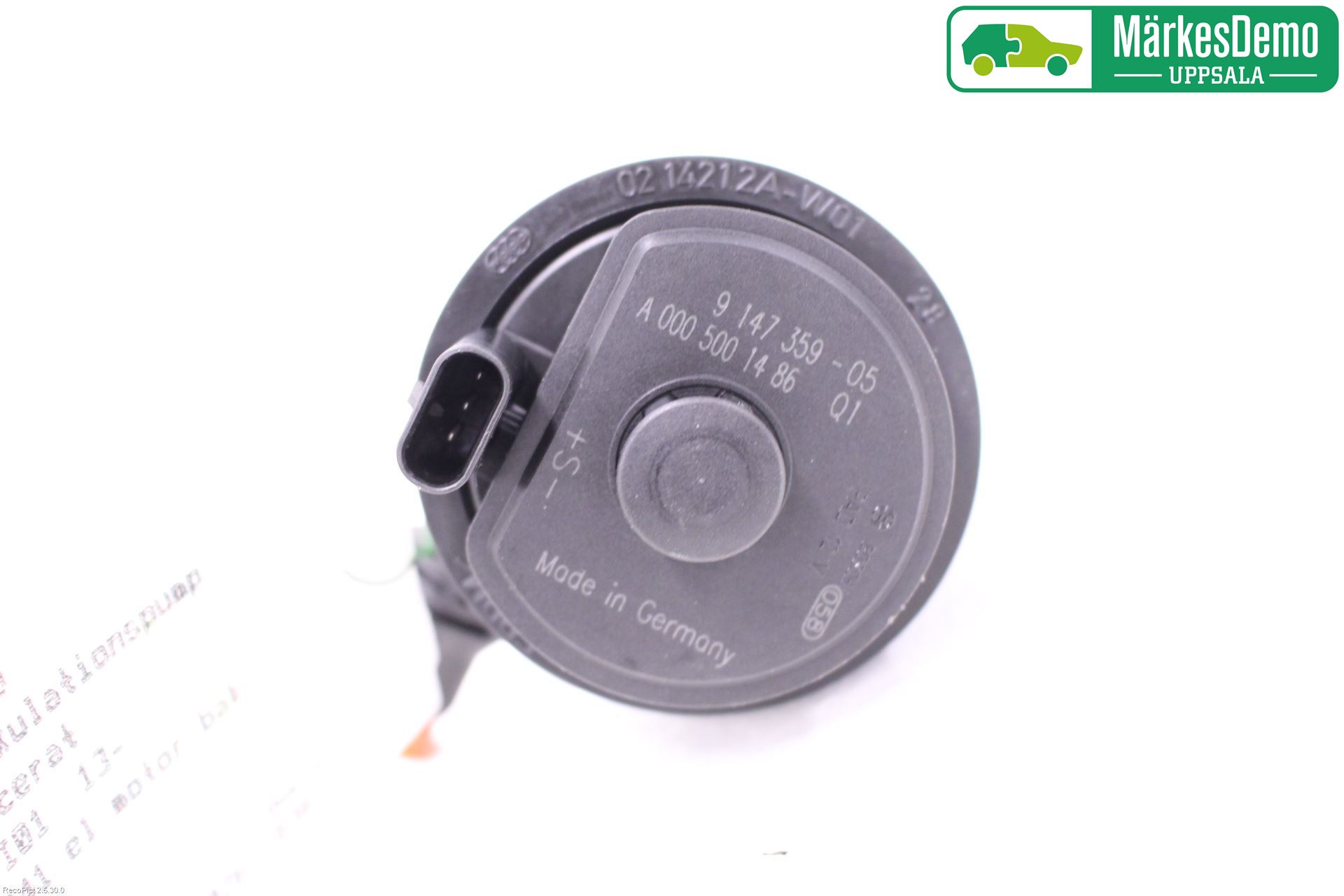 BMW i3 I01 13-22 Varme Sirkulasjonspumpe