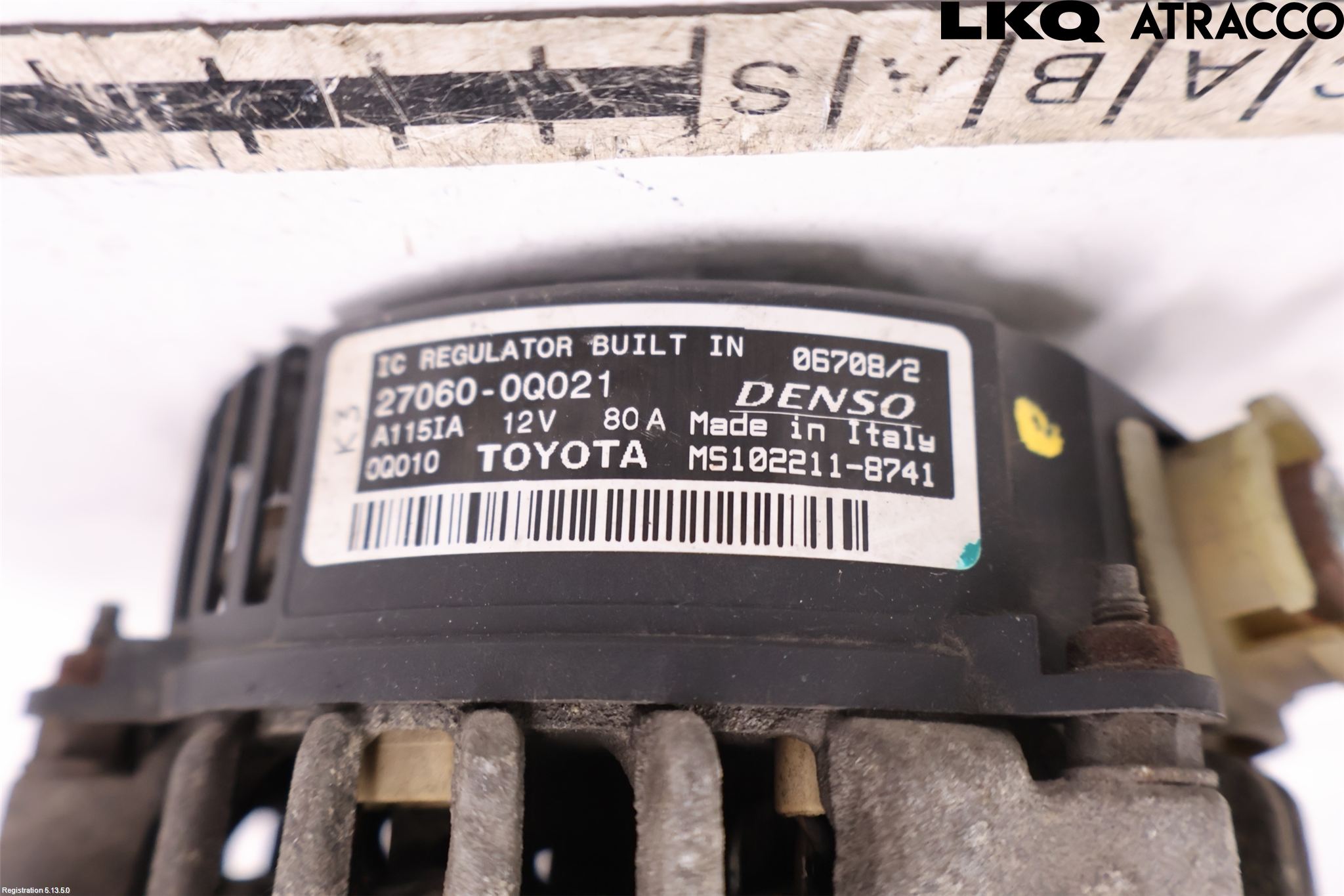 Toyota AYGO 06-14 Dynamo