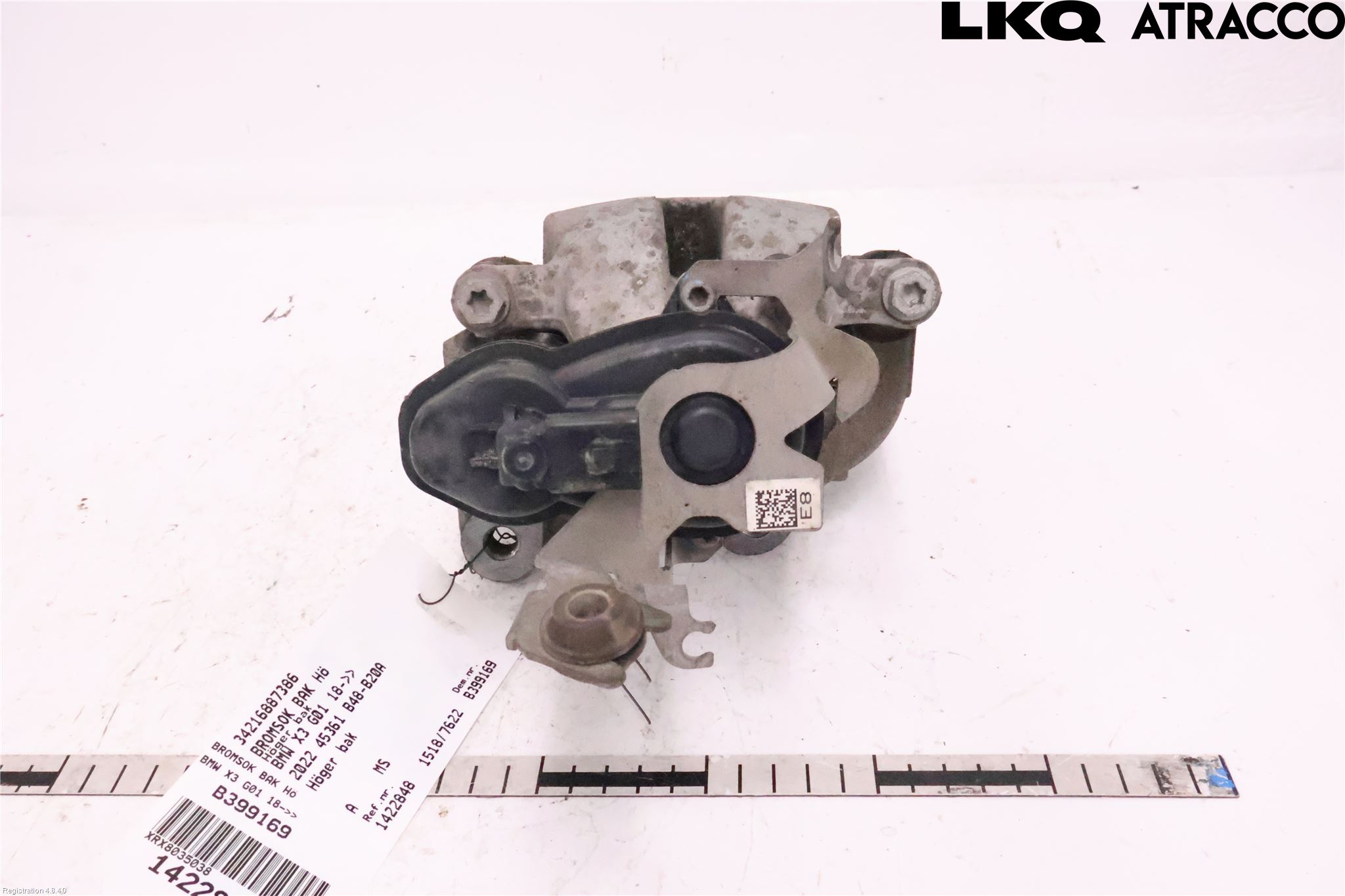 BMW X3 G01 18- Bremsecaliper Bak Høyre