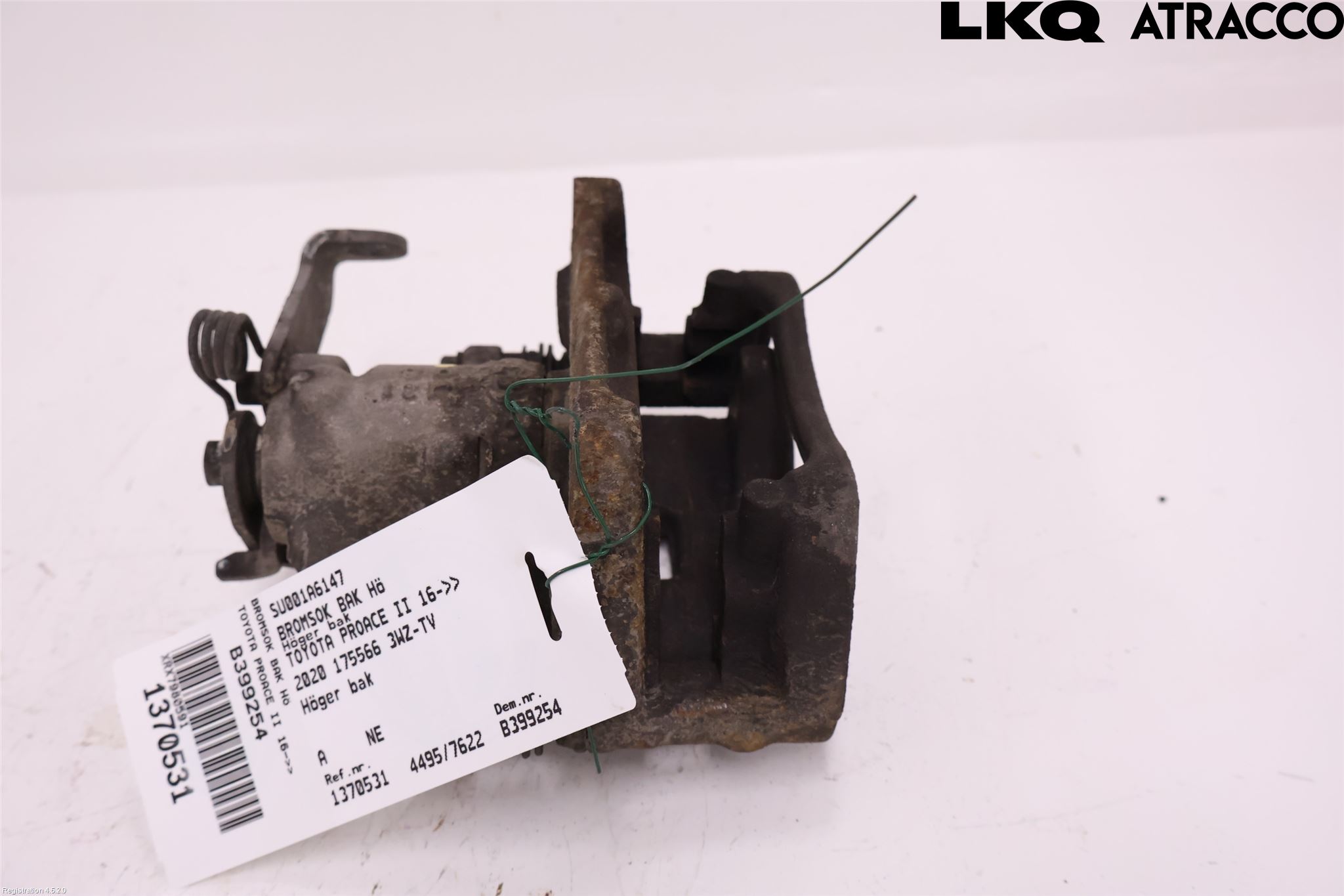 Toyota PROACE II 16- Bremsecaliper Bak Høyre