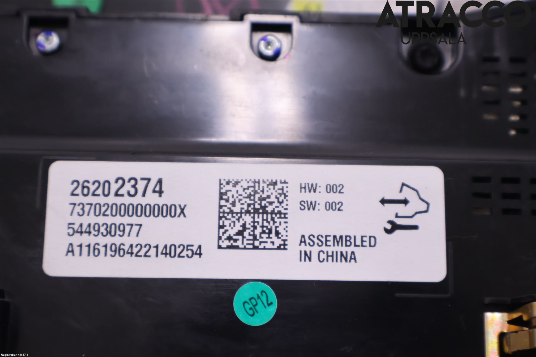 Opel INSIGNIA 09-16 Varme Ac Betjening-Display