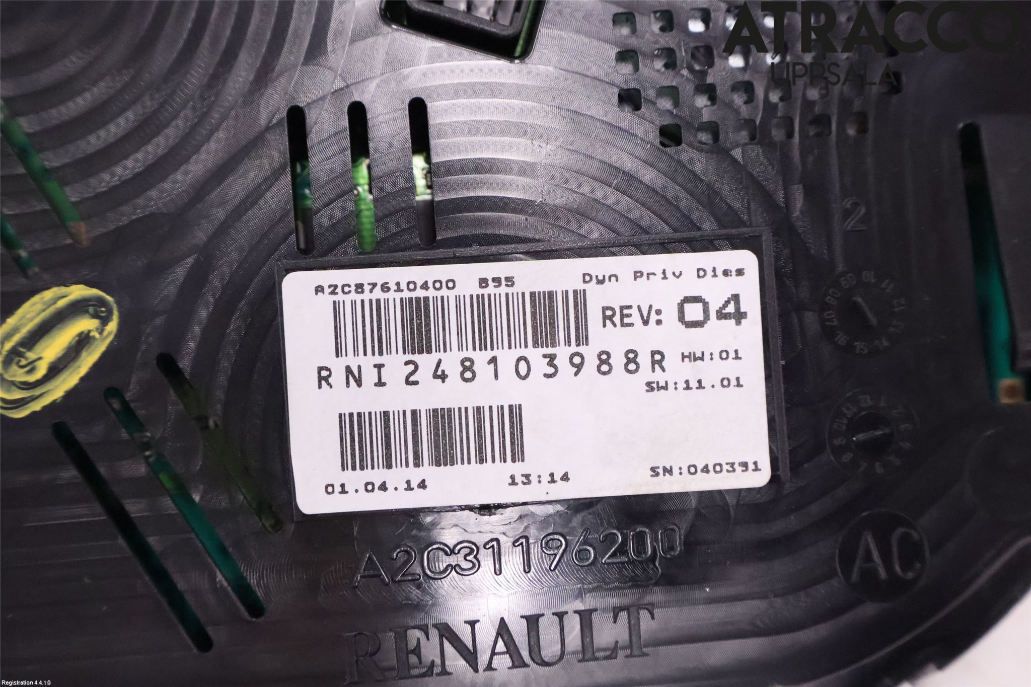 Renault MEGANE III 09-15 Instr Kombinert