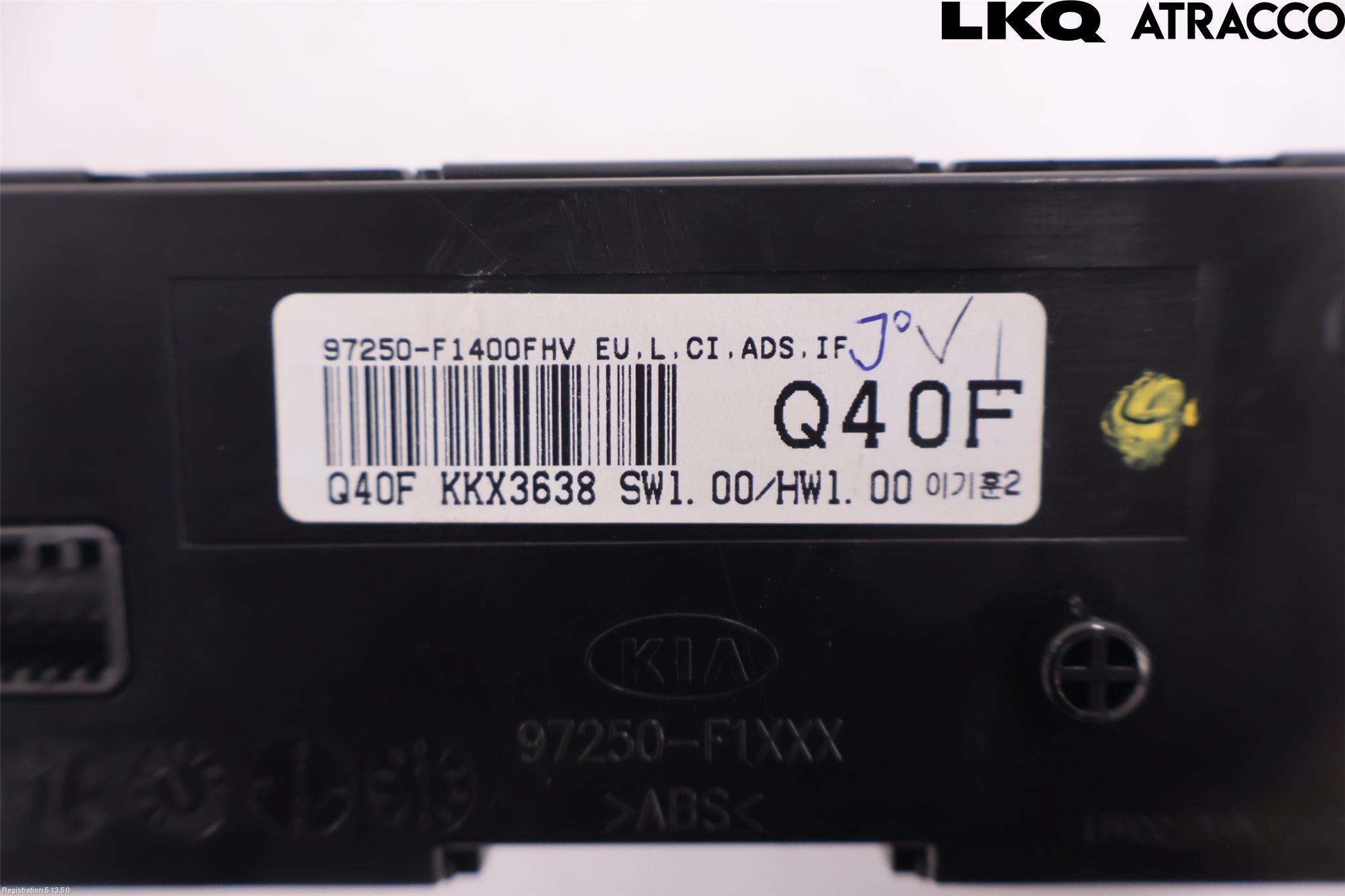 Kia SPORTAGE (QL) 16-21 Varme Ac Betjening-Display