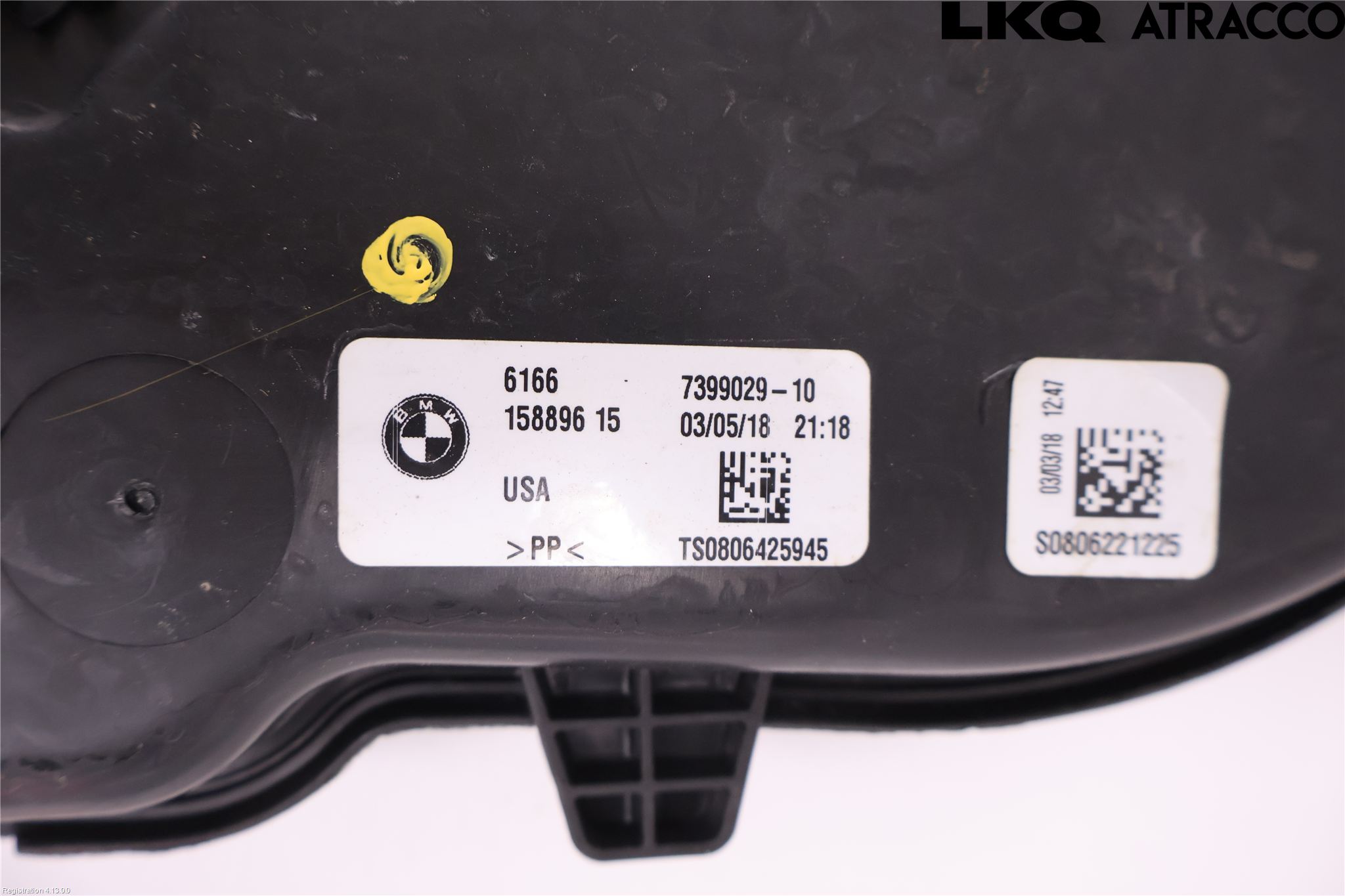 BMW X3 G01 18- Spylerbeholder Frontrute-Lykte