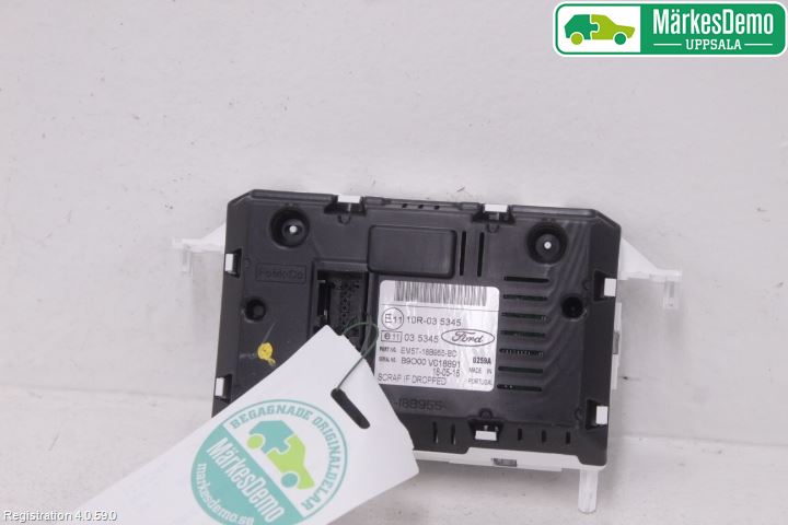 Ford TRANSIT/TOURNEO CONNECT 13-22 Instr Skjerm Dvd-Gps-Ac-Tlf