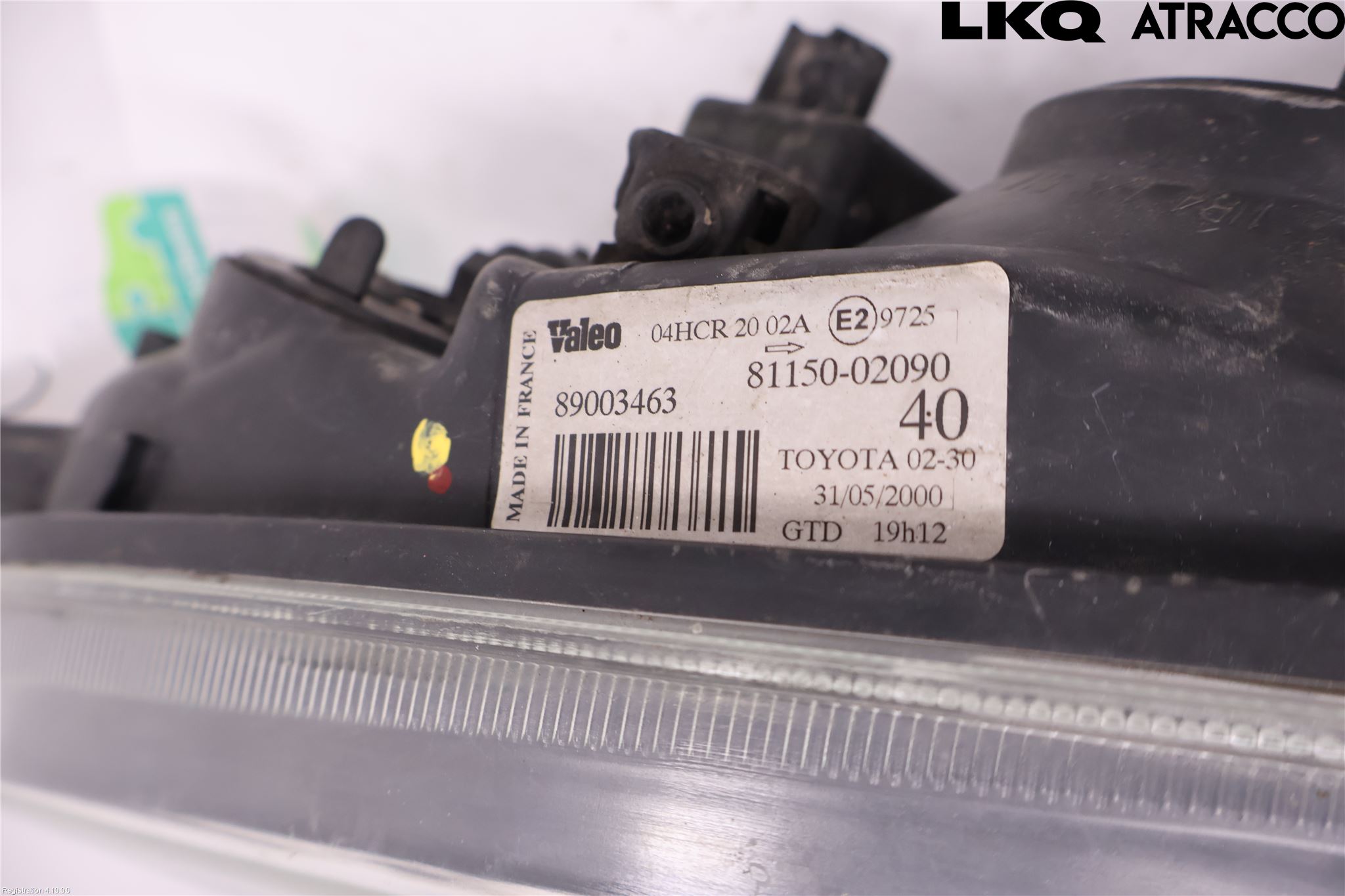Toyota COROLLA 98-01 Frontlykt Venstre