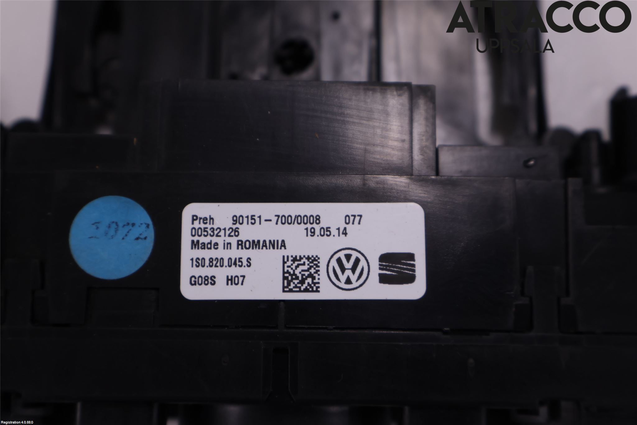Volkswagen VW UP! / E-UP! Varme Ac Betjening-Display