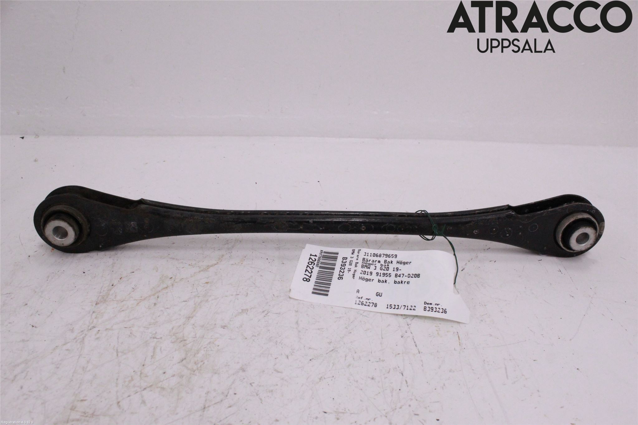 BMW 3 G20/G21/G80/G81 19- Bærearm Bak Høyre