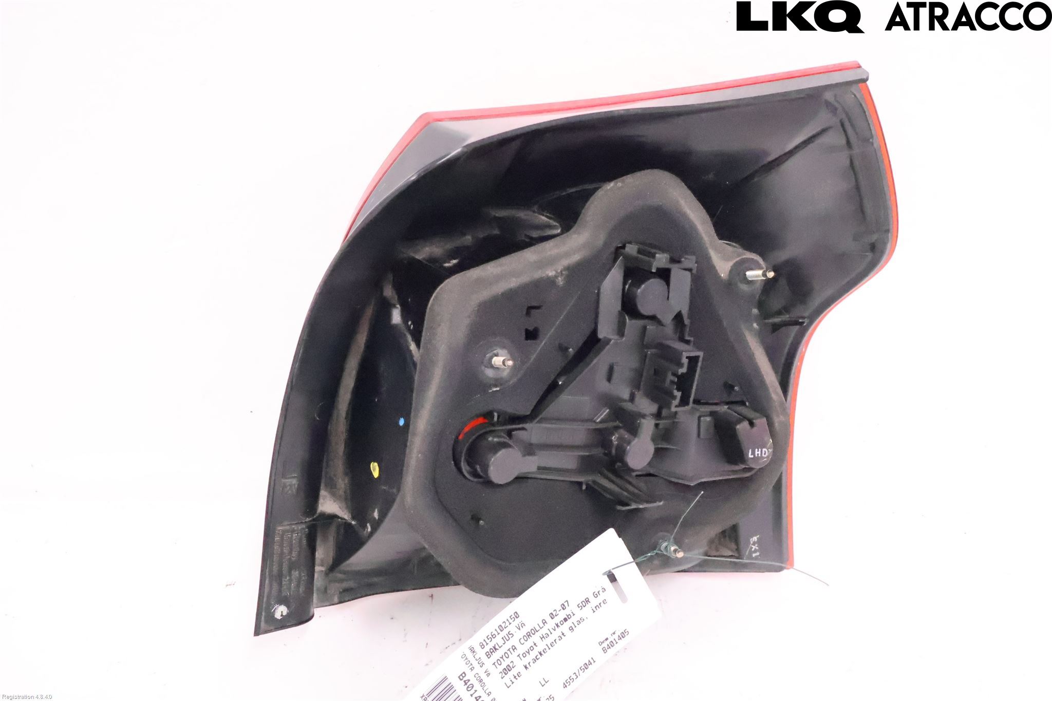 Toyota COROLLA 02-07 Baklykt Venstre