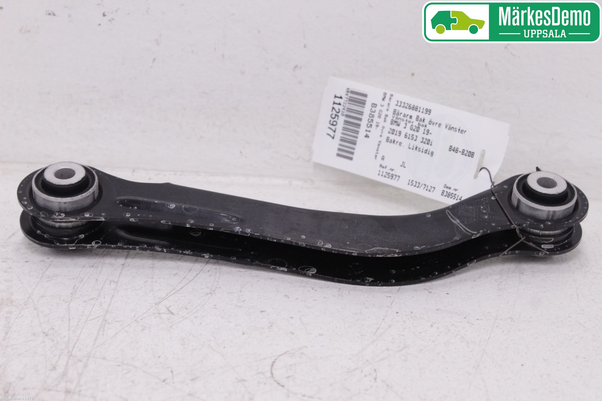 BMW 3 G20/G21/G80/G81 19- Bærearm Bak Venstre Øvre
