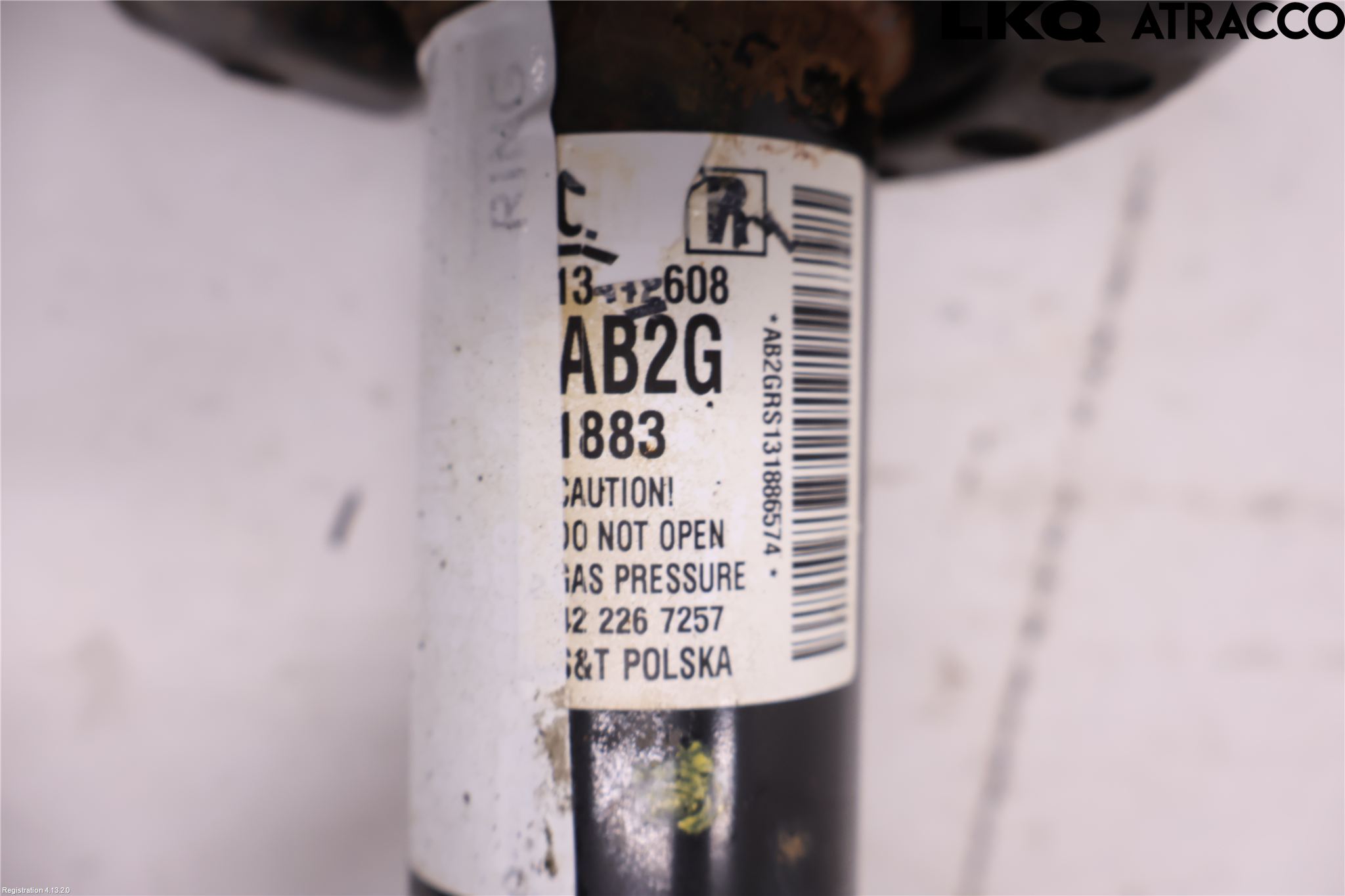 Opel ASTRA J 10-15 Fjærbein Foran Høyre