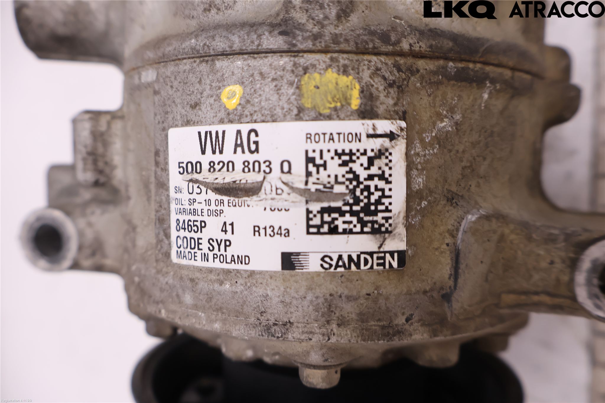 Volkswagen VW CADDY 16-20 Varme Ac Kompressor