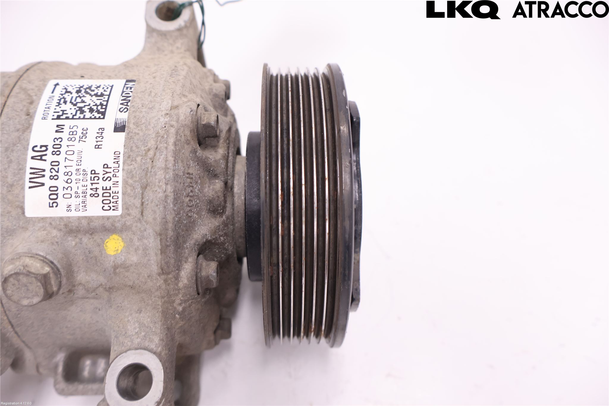 Volkswagen VW CADDY 16-20 Varme Ac Kompressor