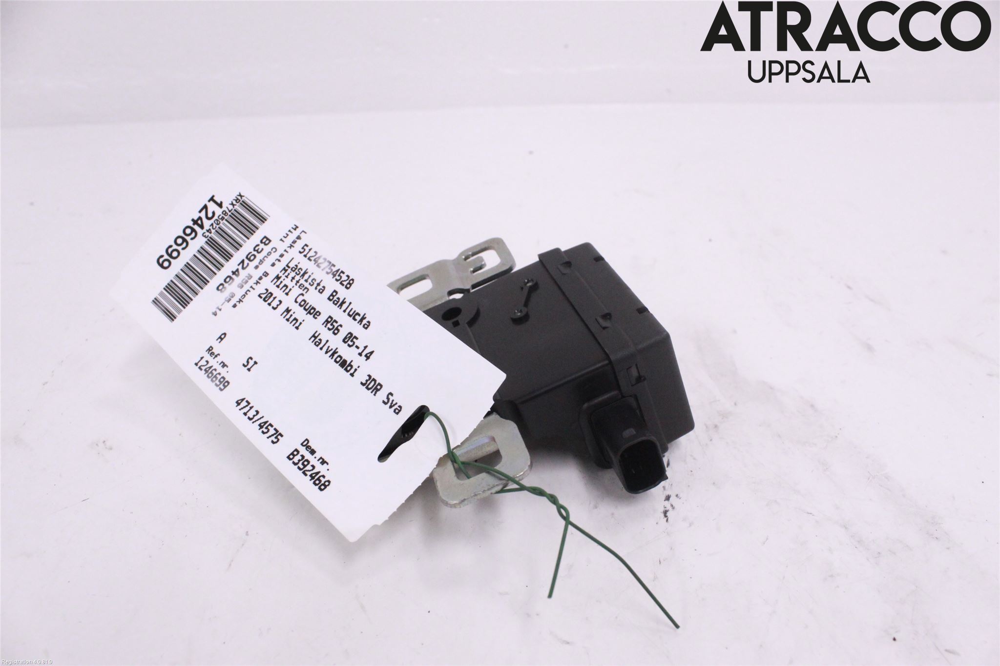 Mini COUPE R56 05-14 Bakluke-Lokk Låsekasse