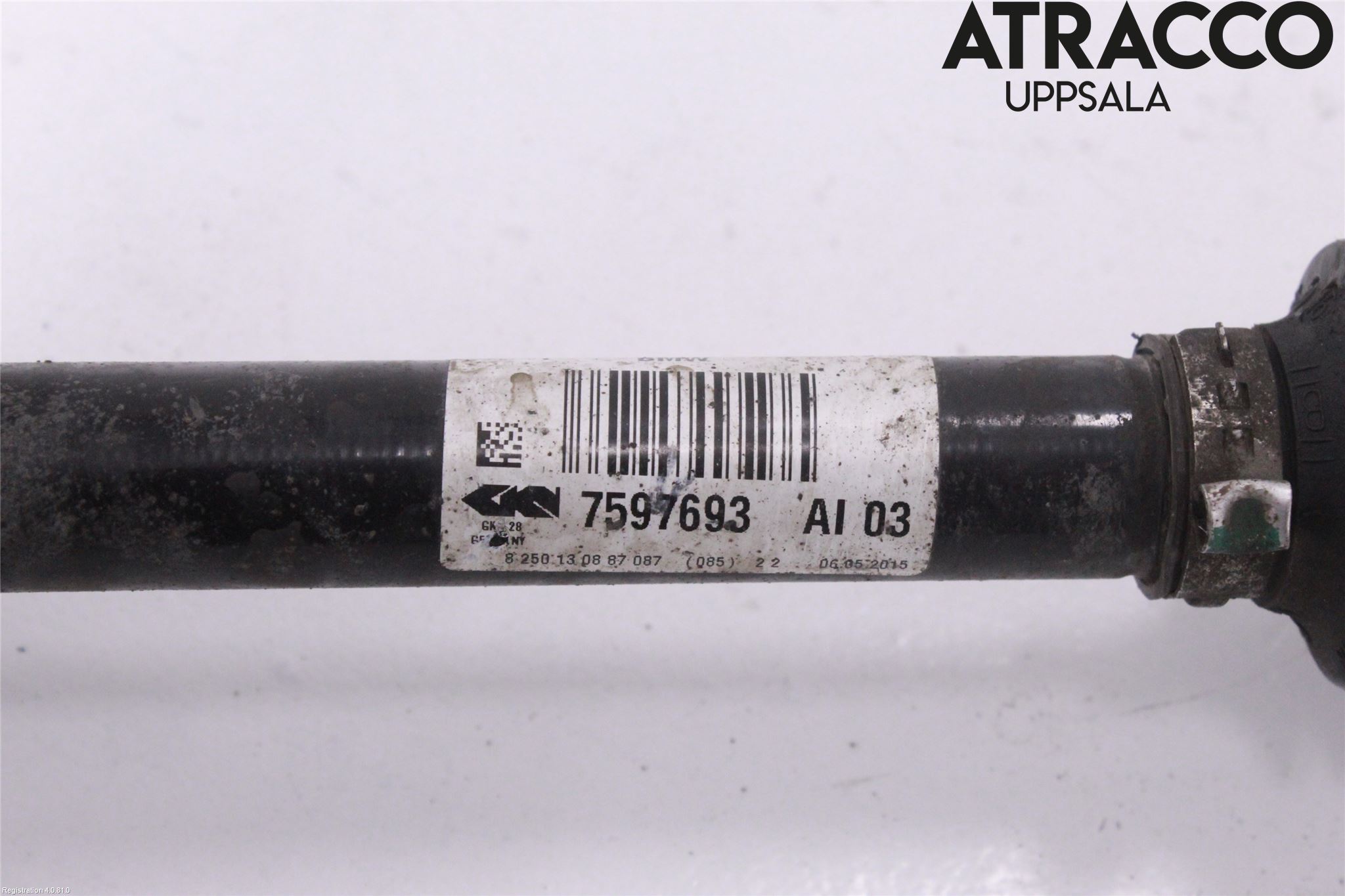 BMW 1 F20/F21 11-19 Drivaksel Foran Kompl Venstre