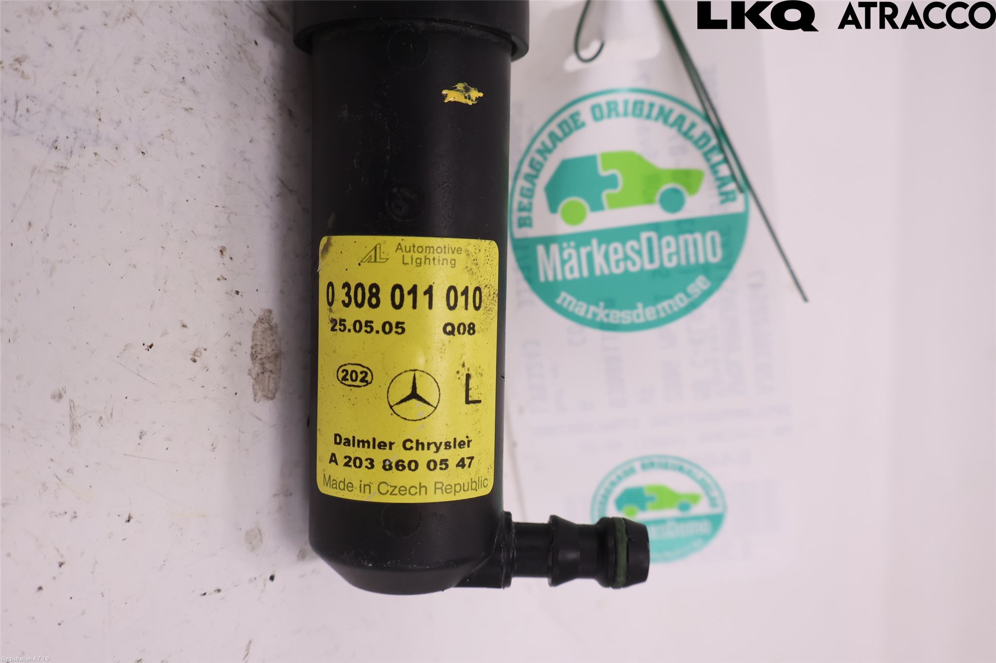 Mercedes-Benz MB C (203) 00-07 Spylerdyse Frontlykter