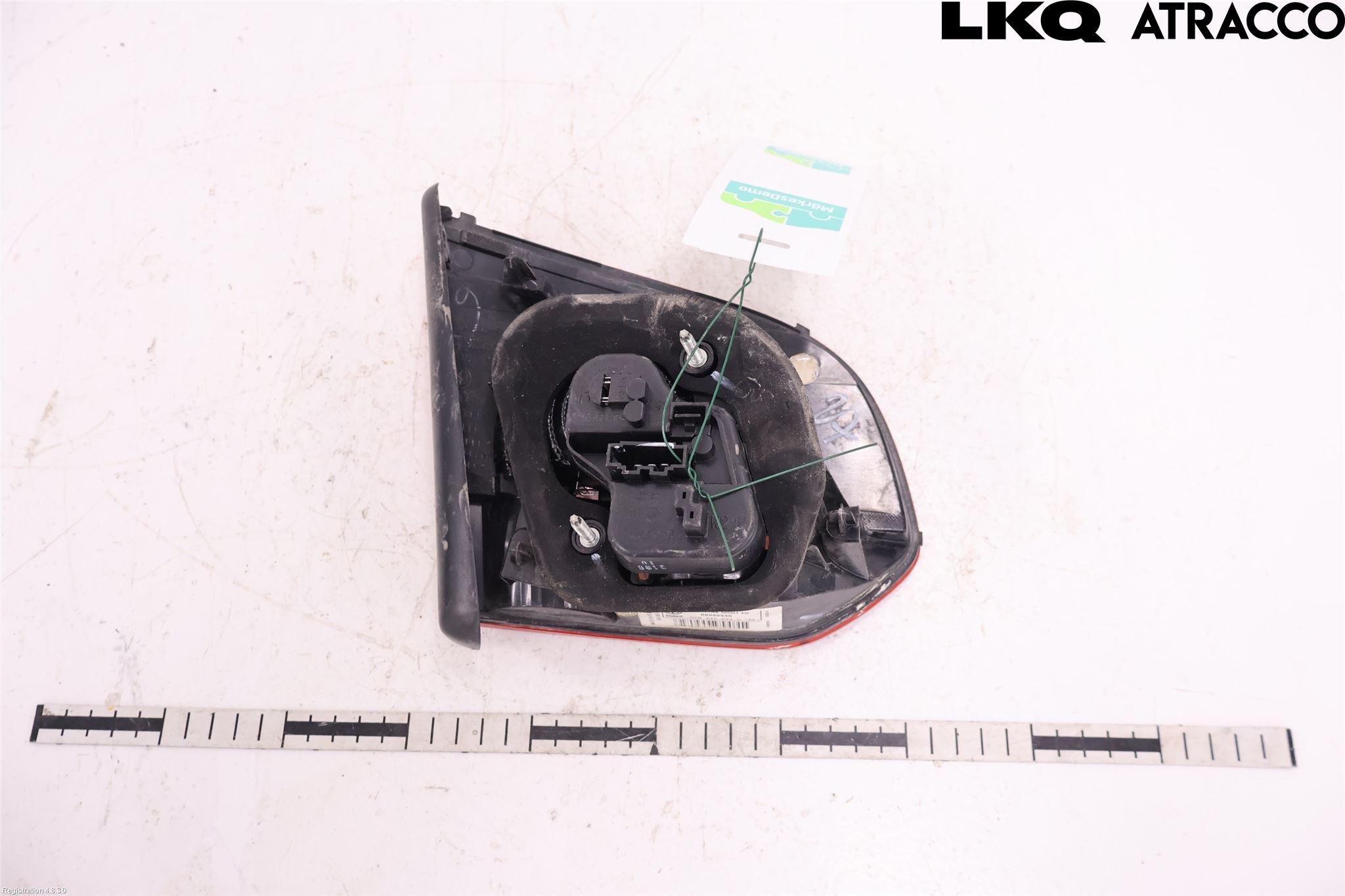 Volkswagen VW GOLF VI 09-13 Baklykt Høyre  På Luke(Indre)