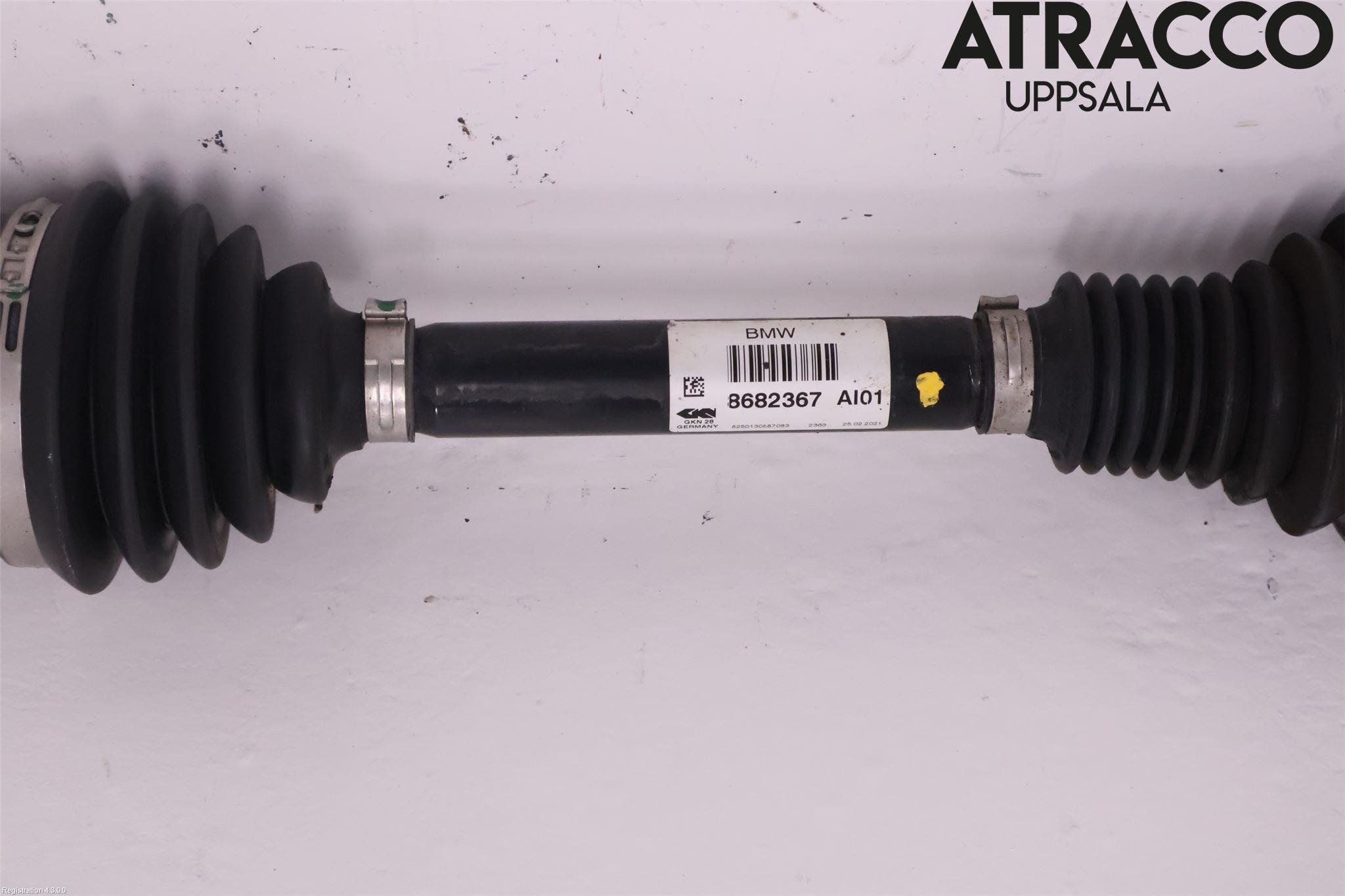 BMW 3 G20/G21/G80/G81 19- Drivaksel Foran Kompl Venstre