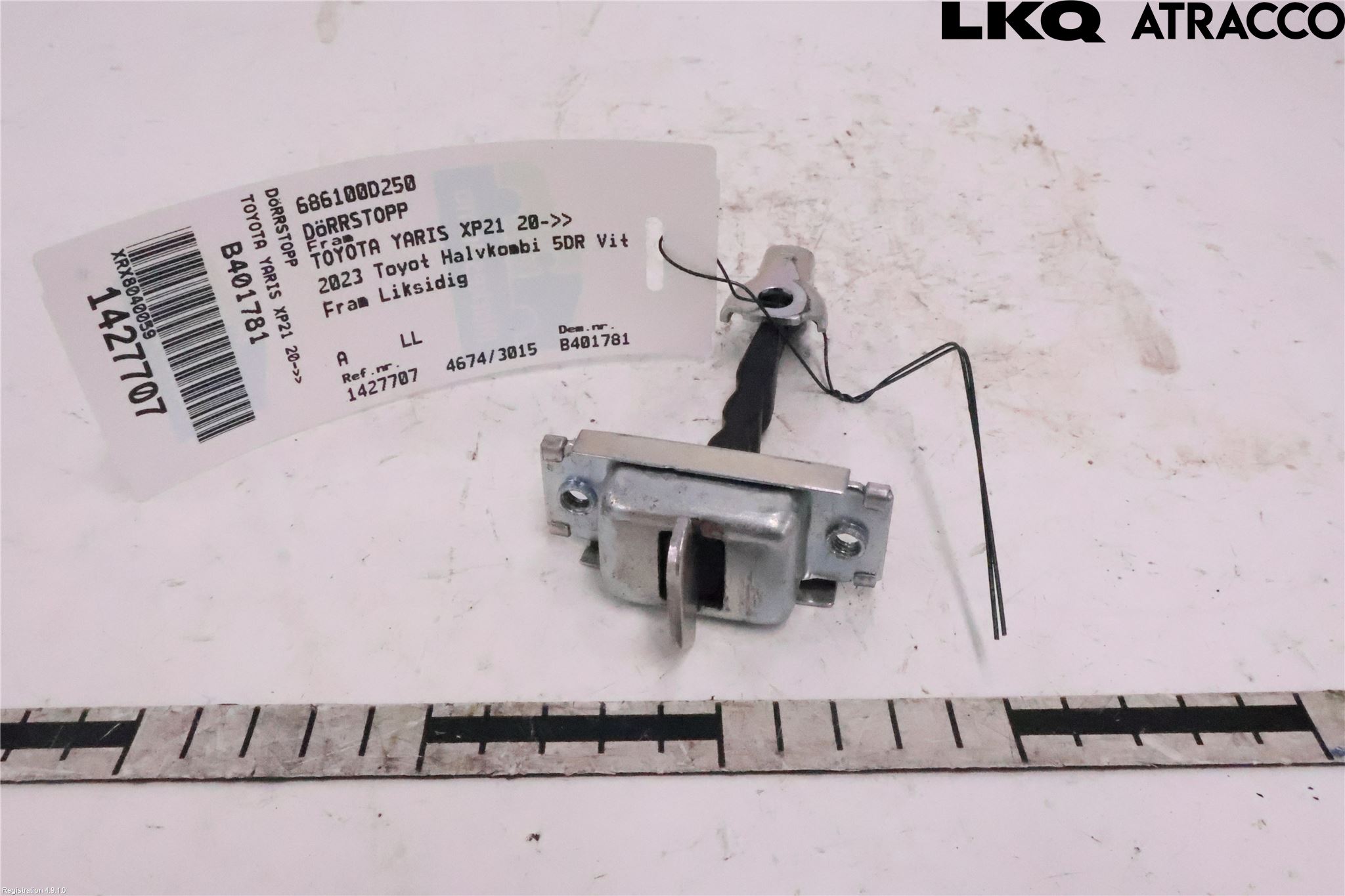 Toyota YARIS XP21 20- Dørstopper