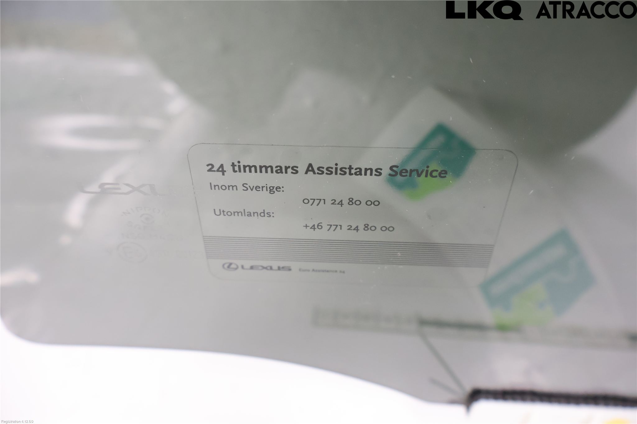 Lexus ES 250/300/330 Dørrute Bak Venstre 4Dørs