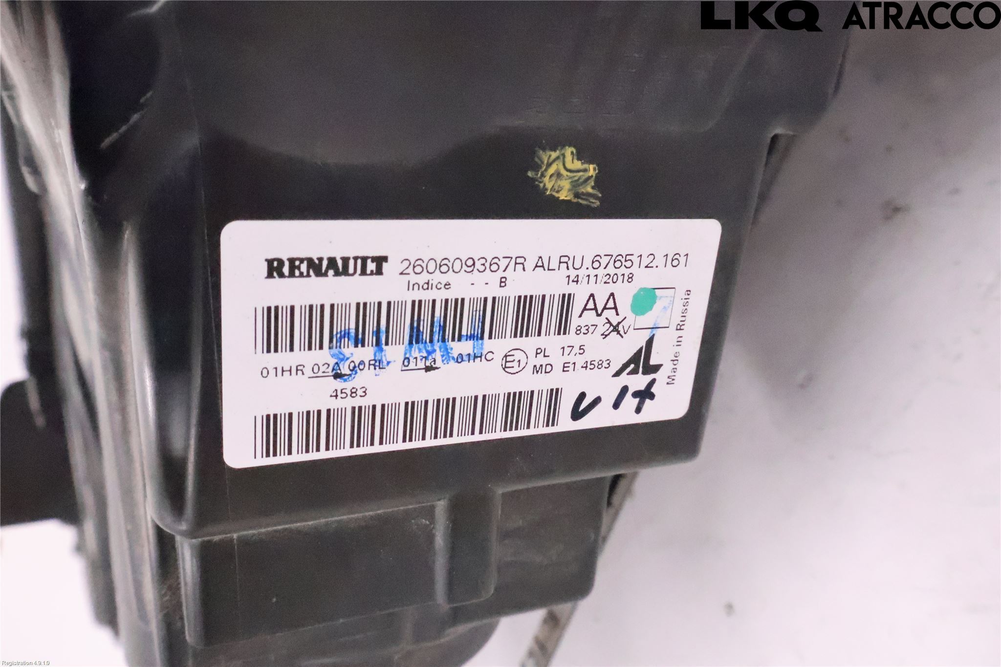 Dacia DUSTER 18-24 Frontlykt Venstre
