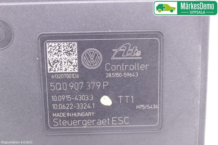 Volkswagen VW GOLF / E-GOLF VII 13-20 Abs Hydraulikkaggregat