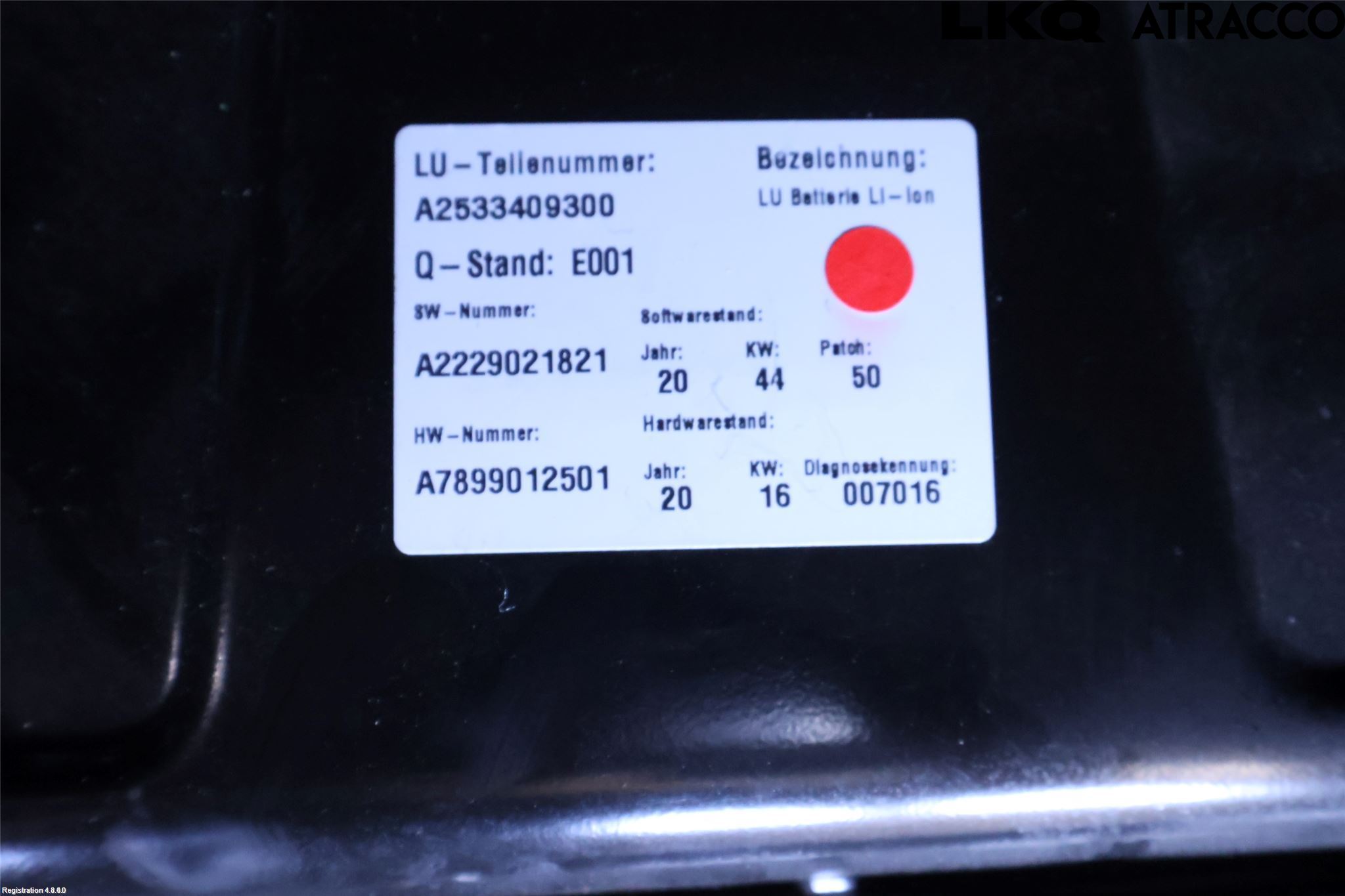 Mercedes-Benz MB GLC-KLASS (X253/C253) 15-22 Hybrid Batteri