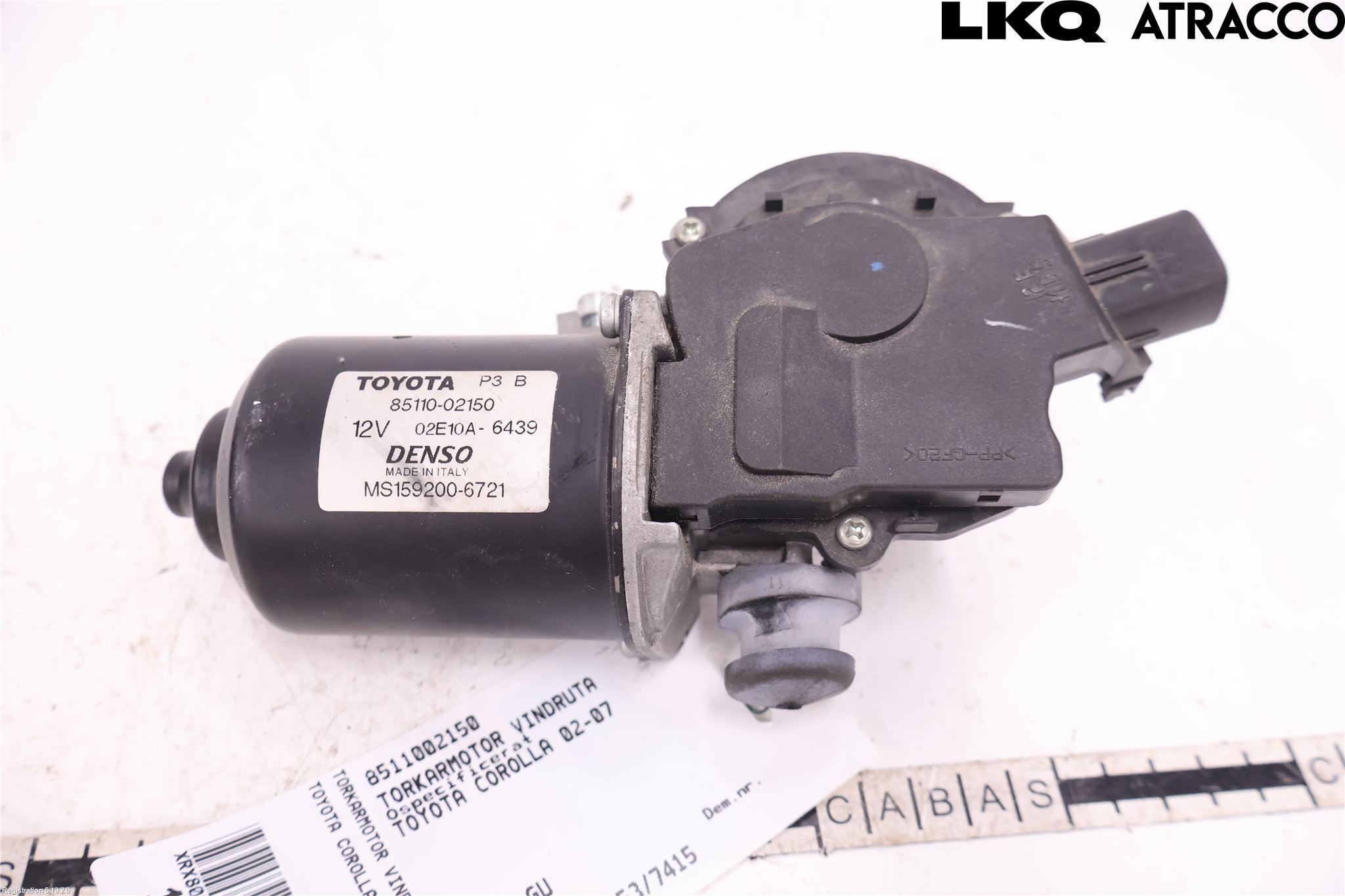 Toyota COROLLA 02-07 Viskermotor Frontrute