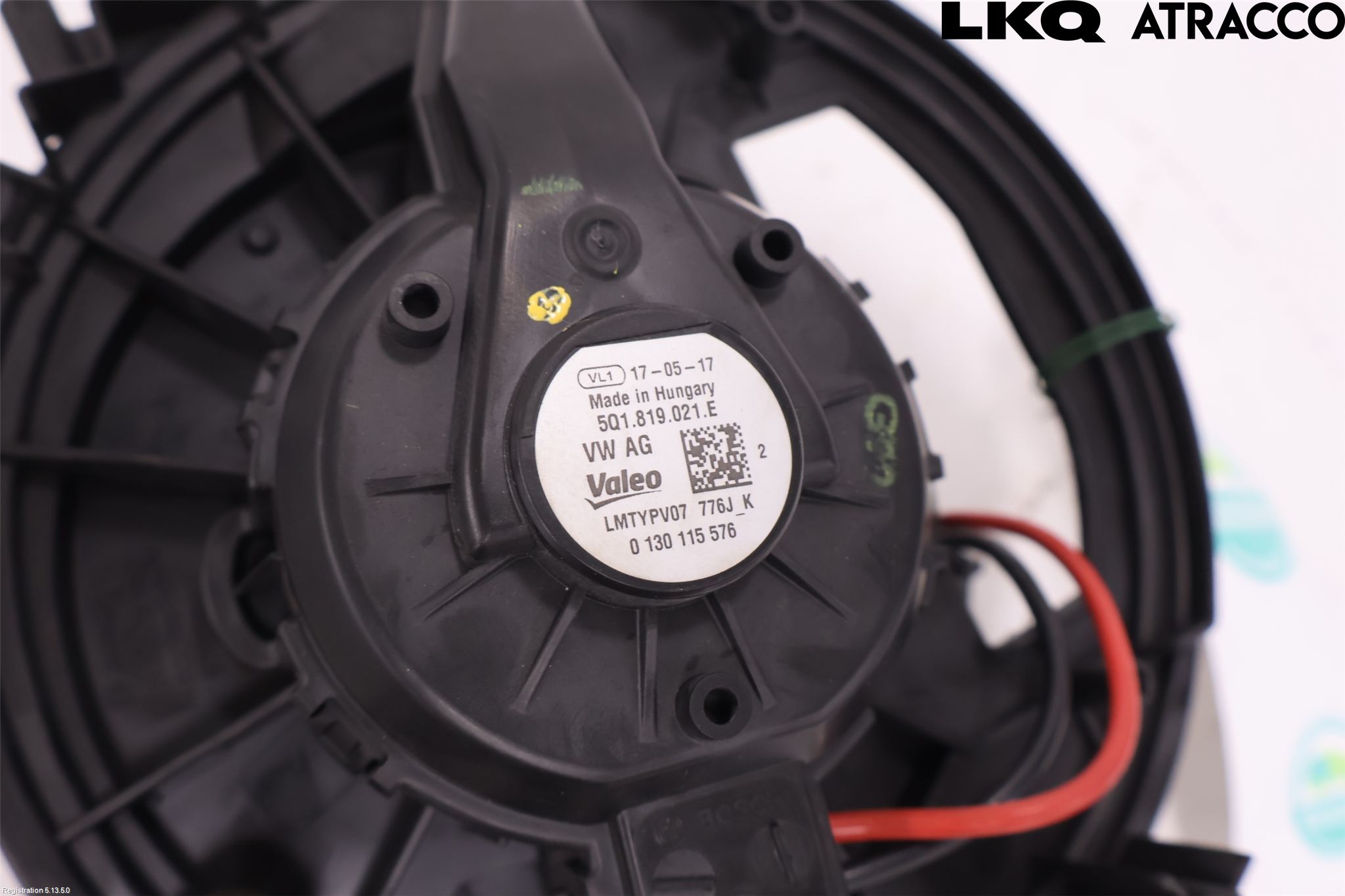 Volkswagen VW GOLF / E-GOLF VII 13-20 Varmeapparat Viftemotor