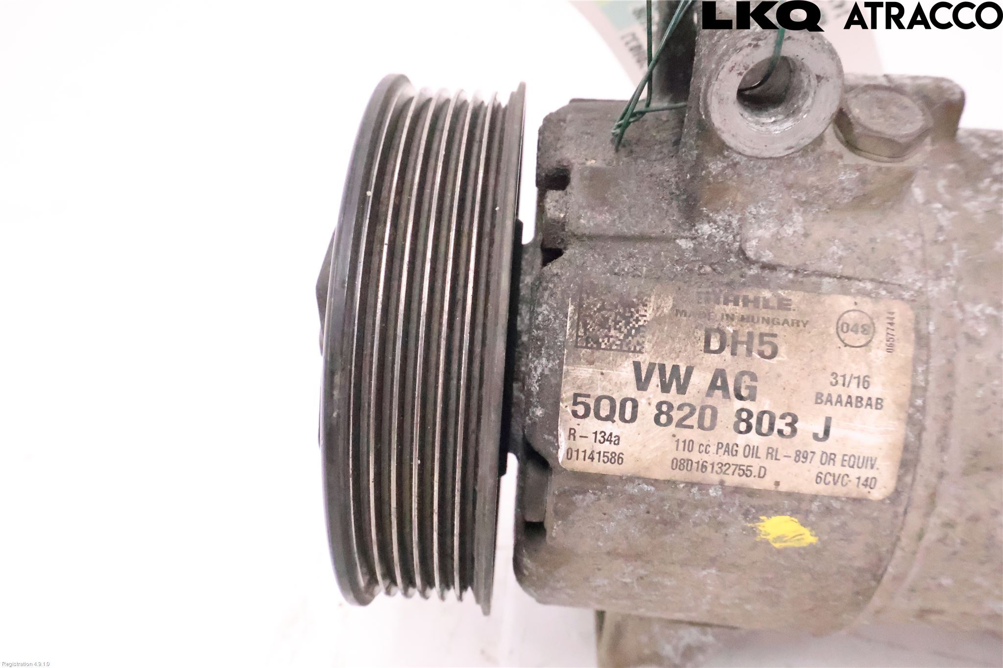 Volkswagen VW CADDY 16-20 Varme Ac Kompressor