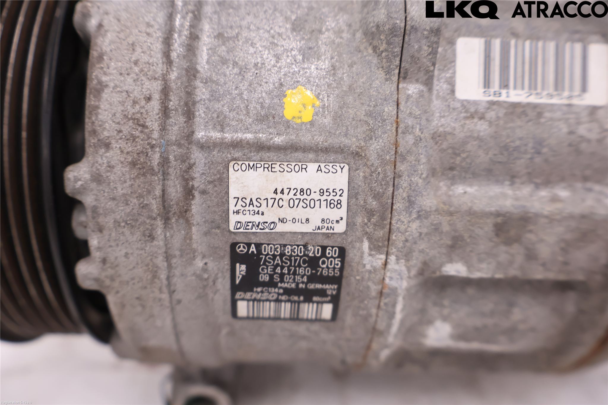 Mercedes-Benz MB VITO/V-KLASS (W640,W447,W448) 14- Varme Ac Kompressor
