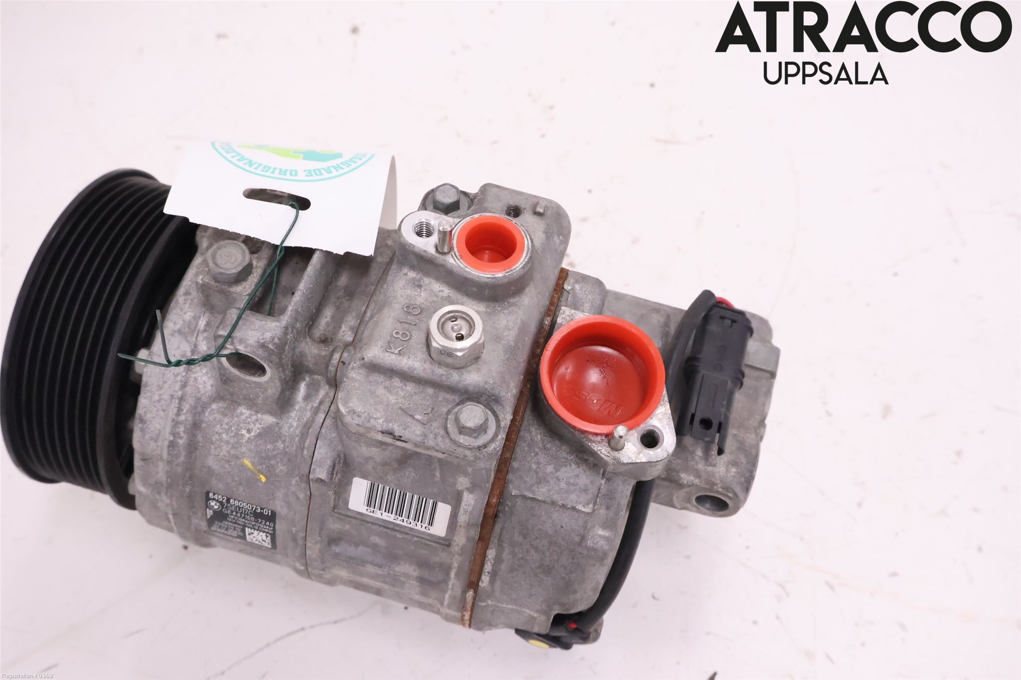 BMW 4 F32/F33/F82/F83 13-20 Varme Ac Kompressor