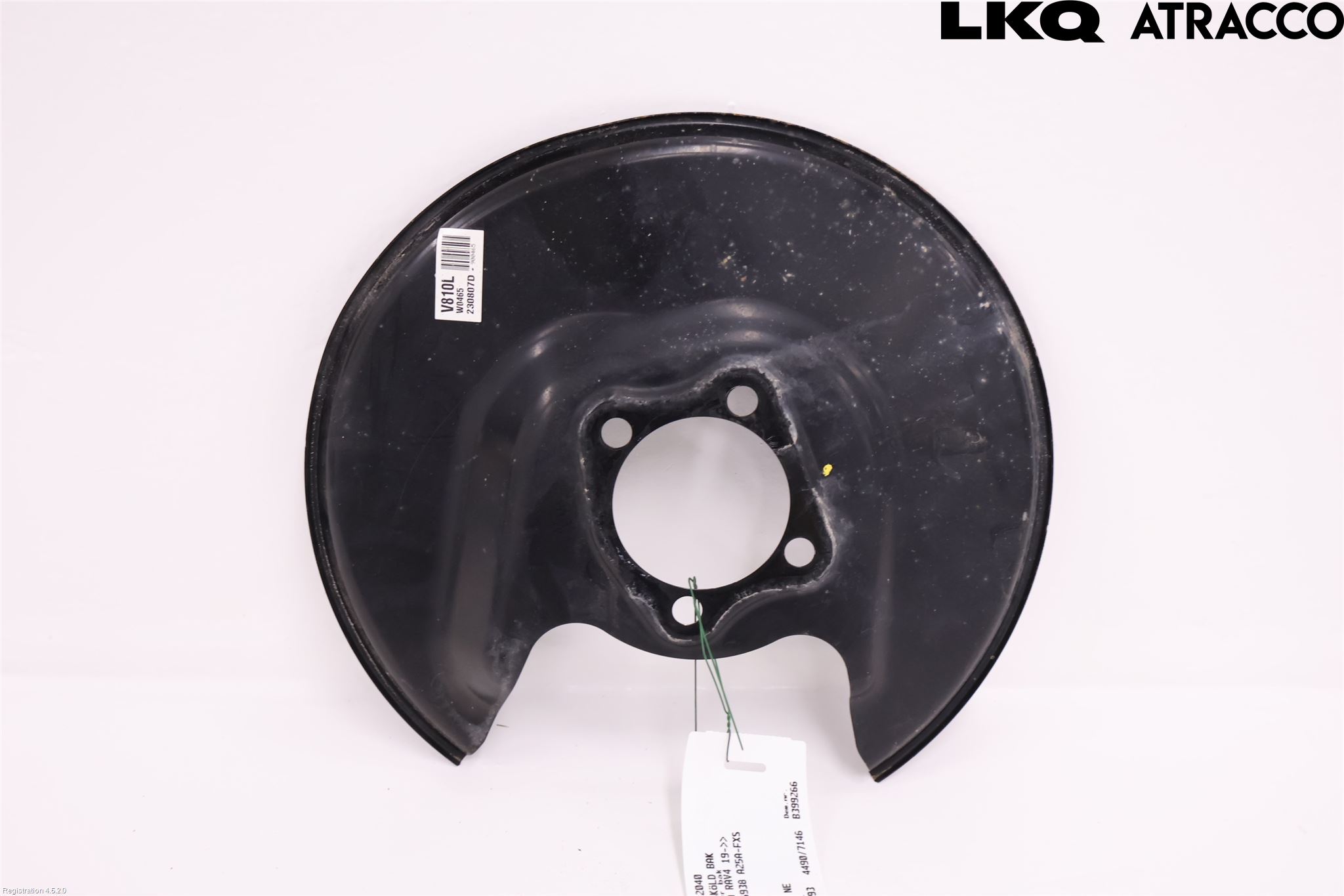 Toyota RAV4 19- Bremseskjold Bak