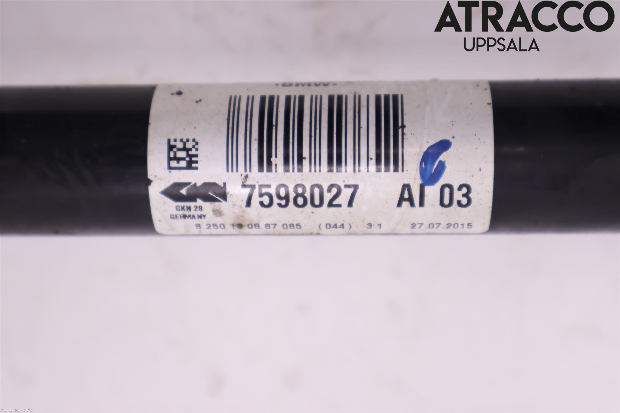 BMW X3 F25 10-17 Drivaksel Foran Kompl Venstre