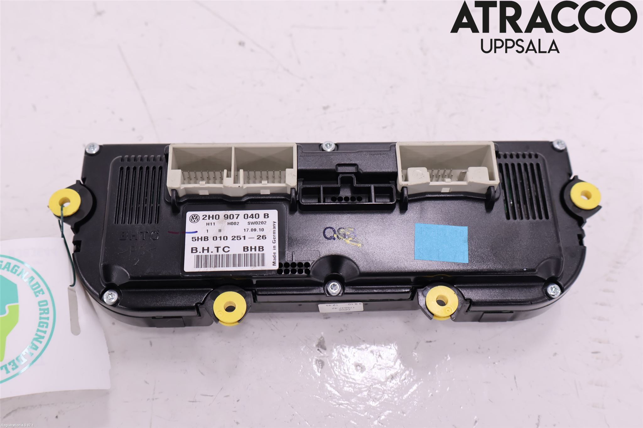 Volkswagen VW AMAROK 2H 10-22 Varme Ac Betjening-Display