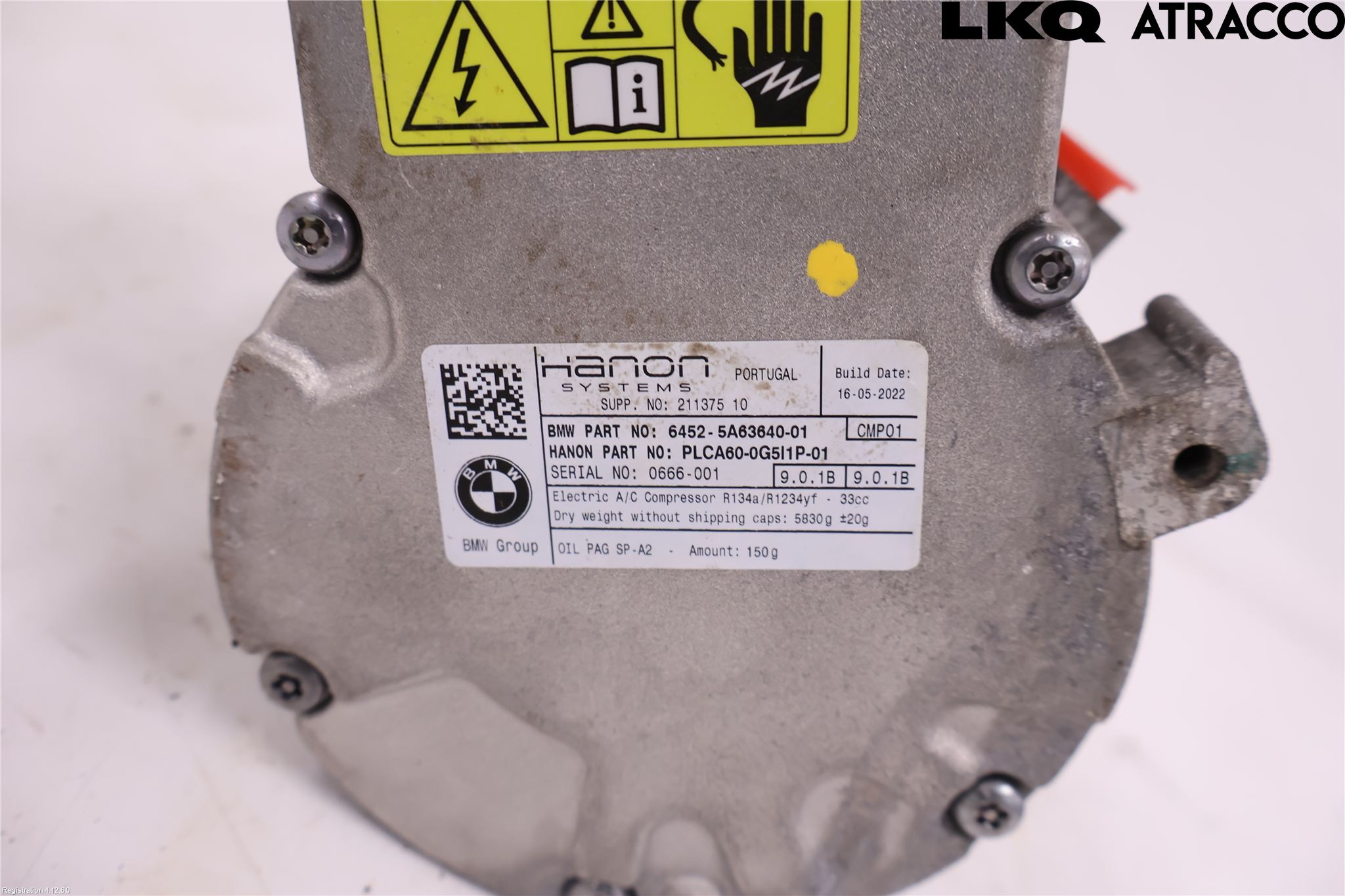 BMW iX3 G08 21- Varme Ac Kompressor