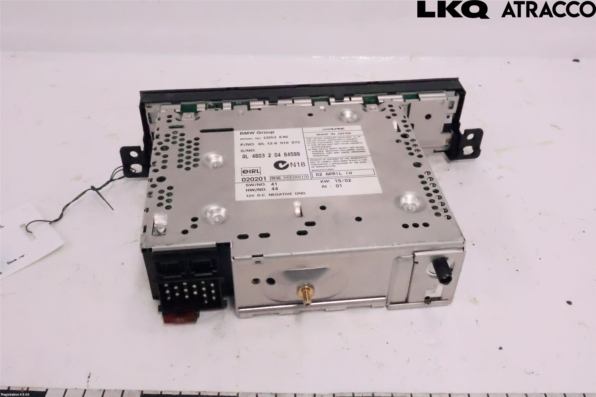 BMW 3 E46      98-05 Stereo Radio Med Cd