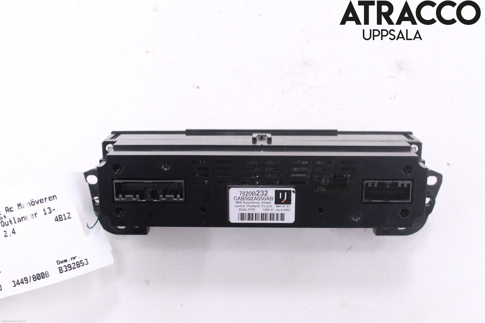 Mitsubishi OUTLANDER 13-21 Varme Ac Betjening-Display