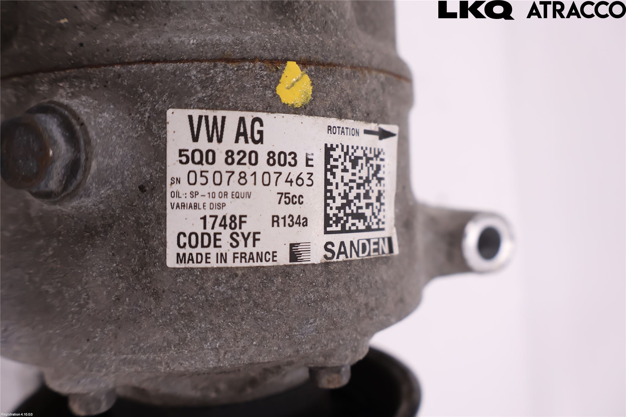 Volkswagen VW POLO 10-17 Varme Ac Kompressor