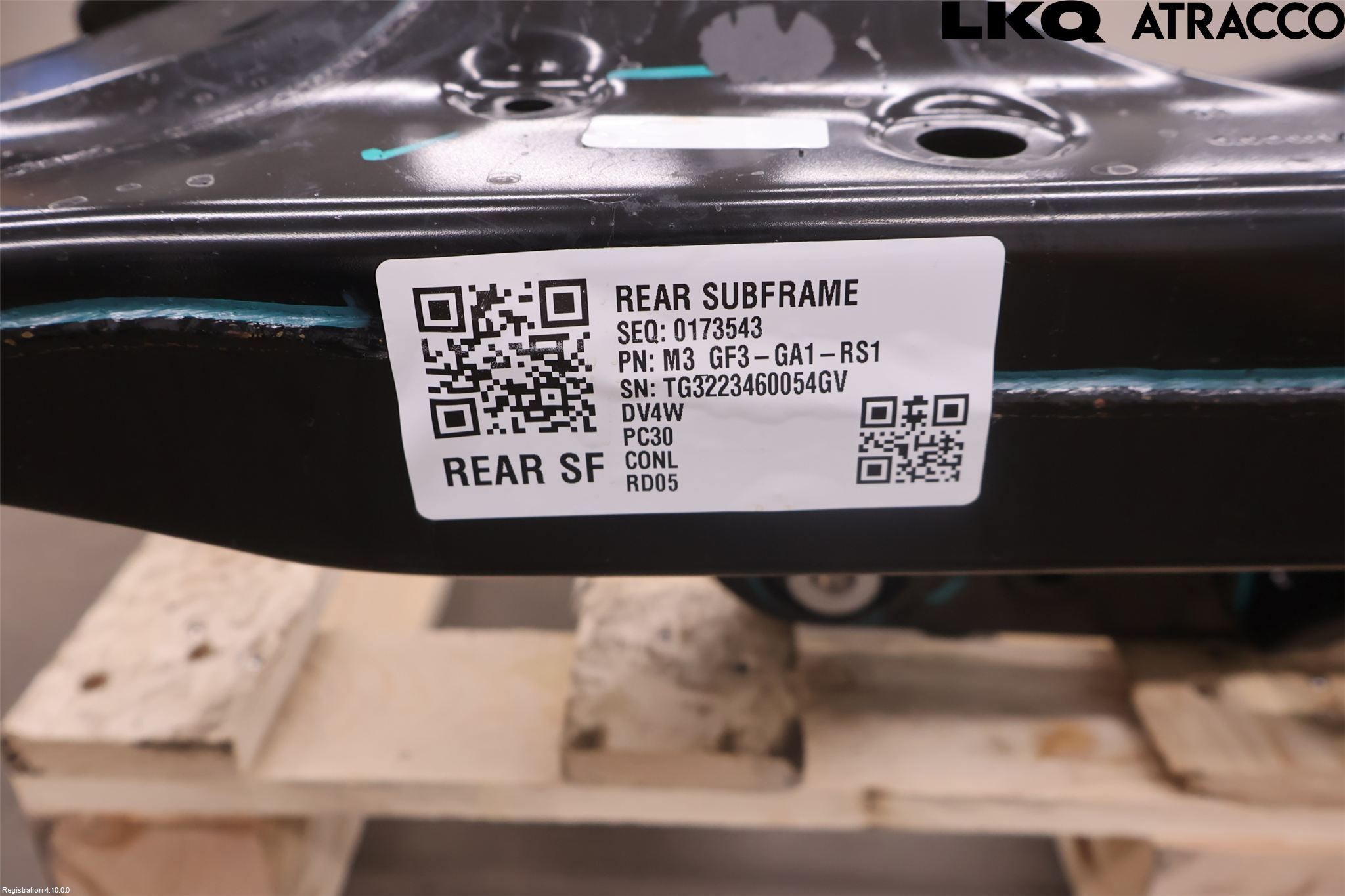 Tesla MODEL 3 17- Bakaksel Feste Travers-Ramme