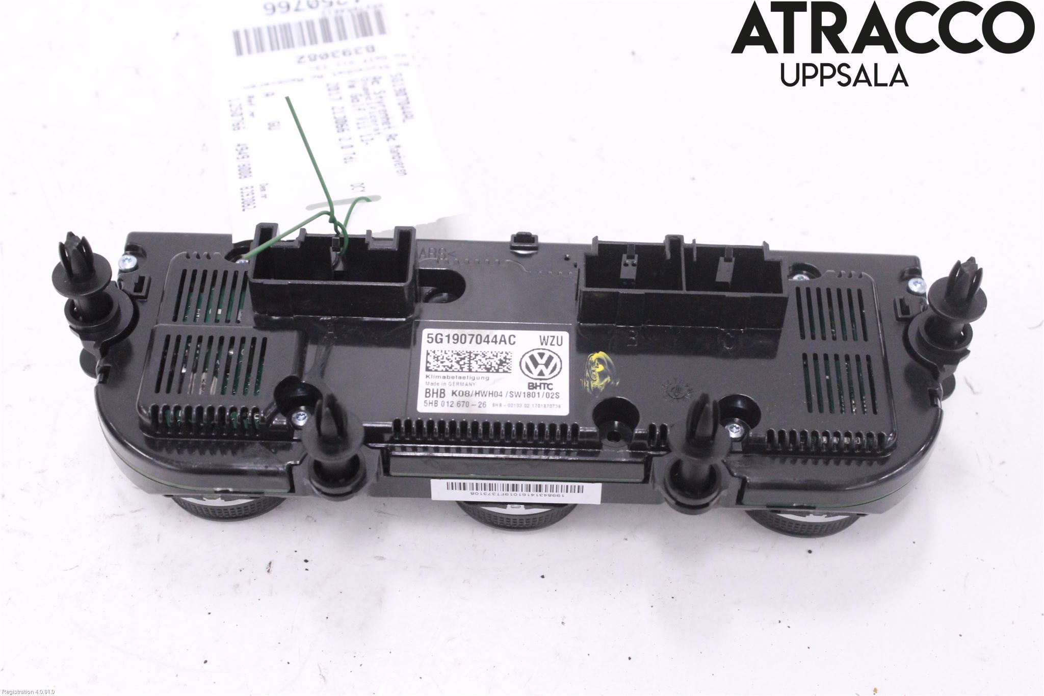 Volkswagen VW GOLF / E-GOLF VII 13-20 Varme Ac Betjening-Display