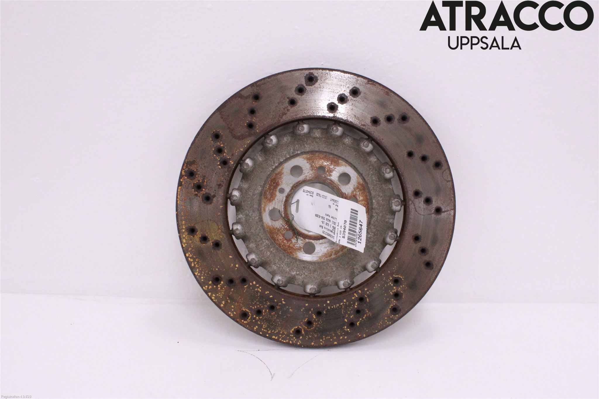 BMW 3 G20/G21/G80/G81 19- Bremseskive Bak