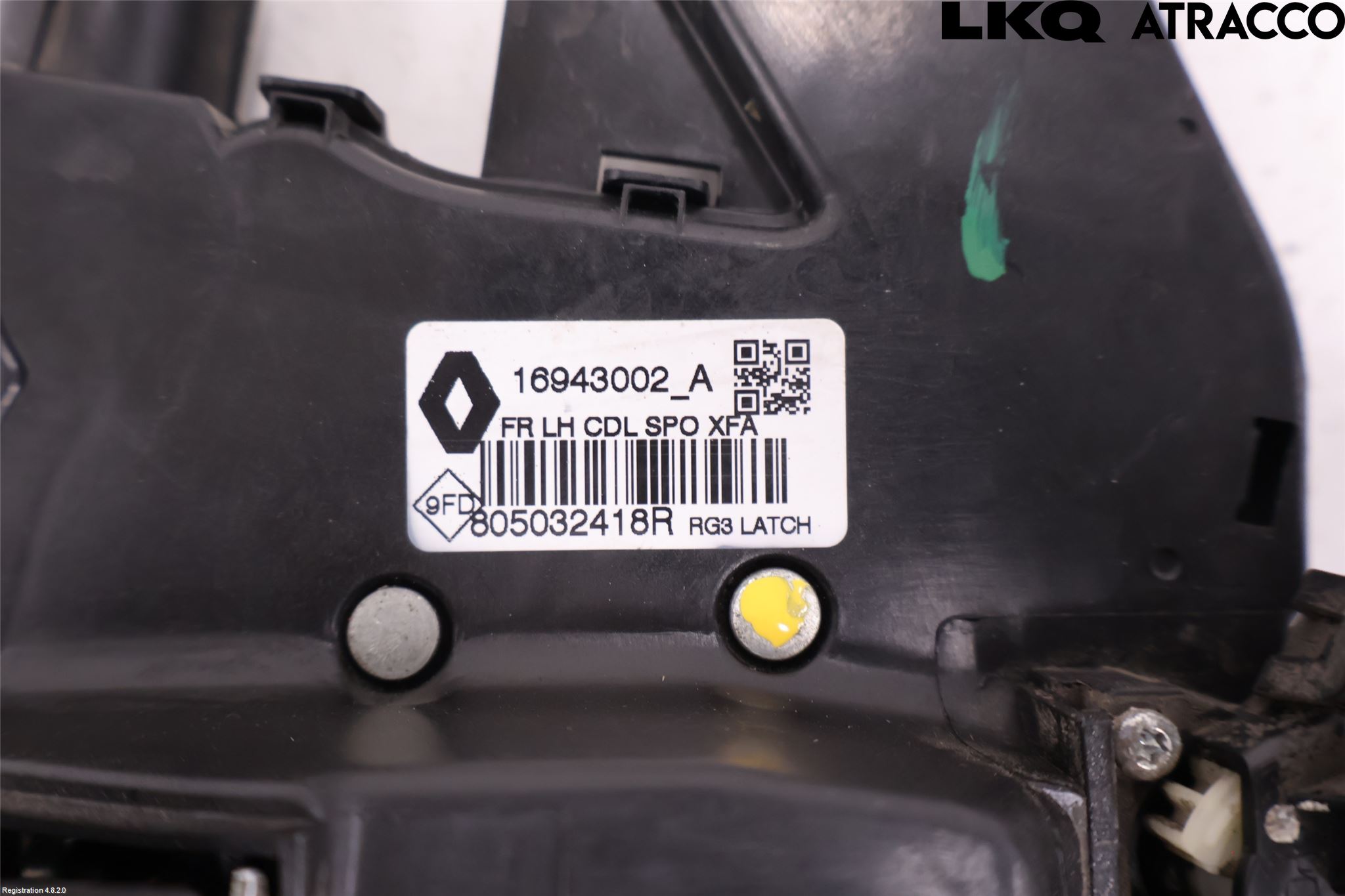 Renault SCÉNIC IV / GRAND SCÉNIC 16-20 Dørlås - Låsekasse