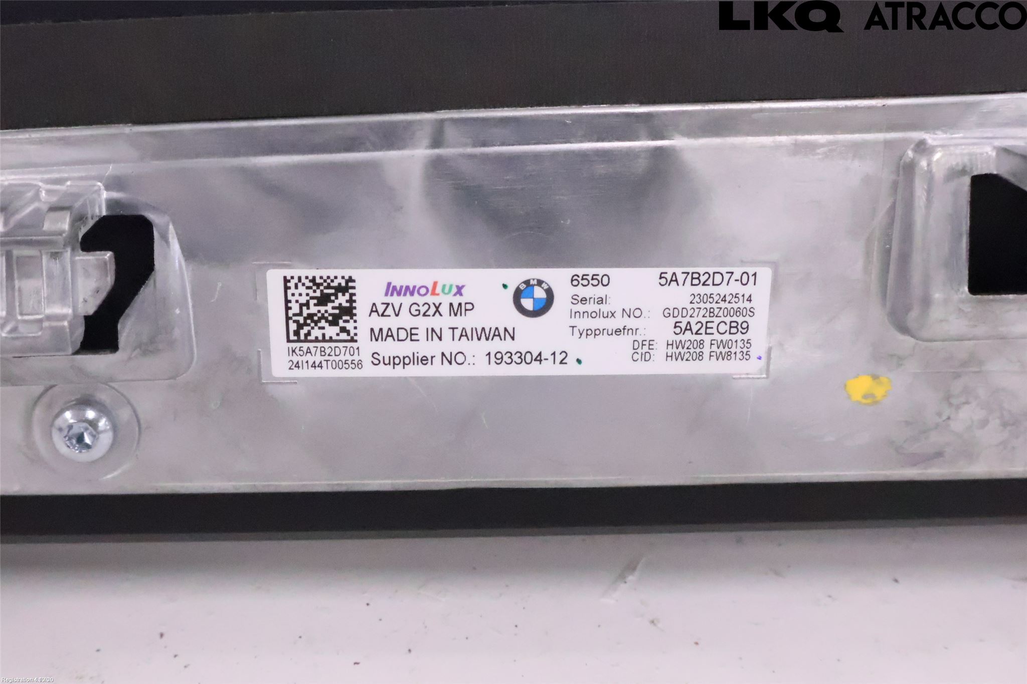 BMW 3 G20/G21/G80/G81 19- Instr Kombinert
