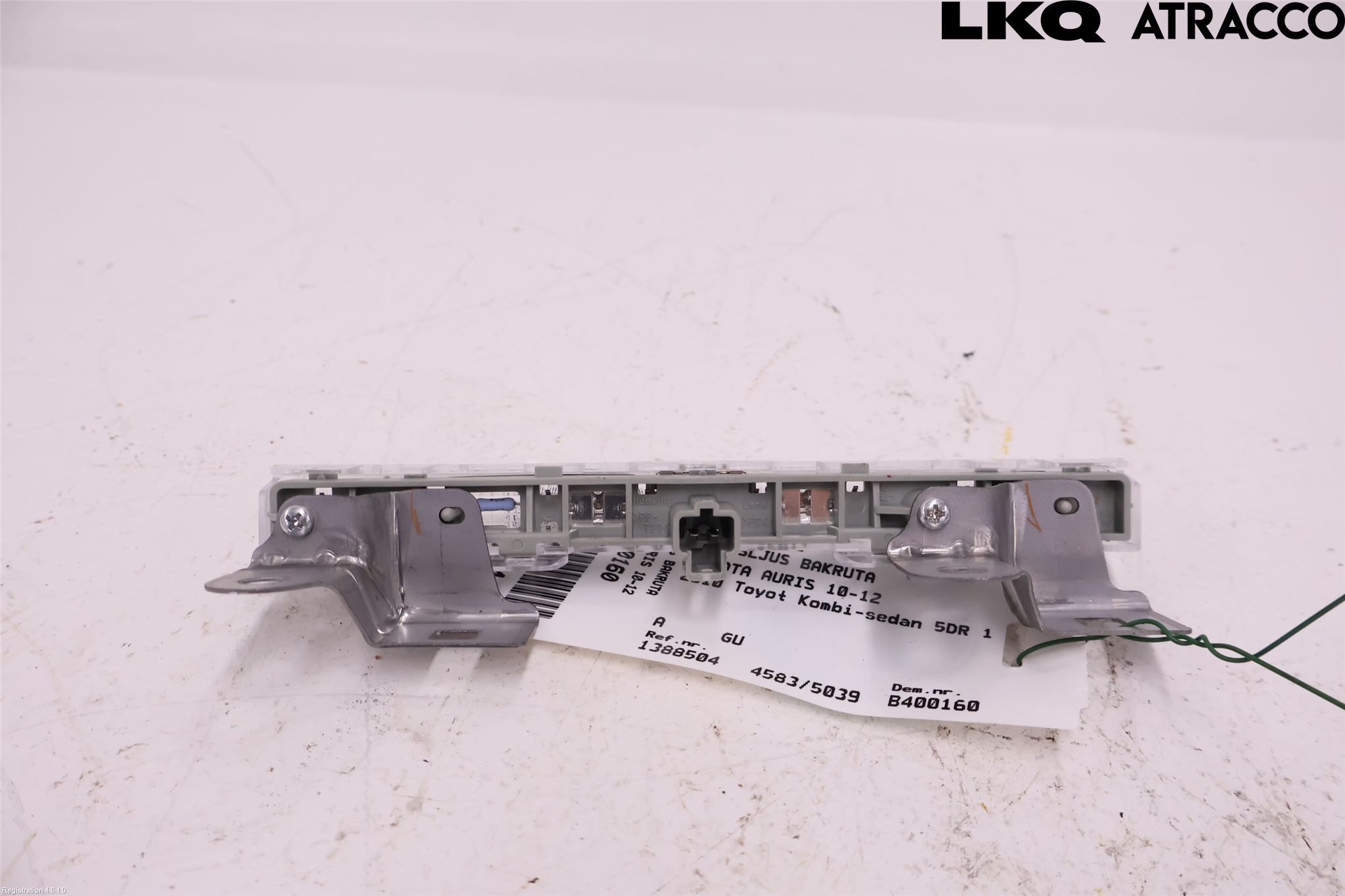Toyota AURIS 10-12 Bremselys Bakrute