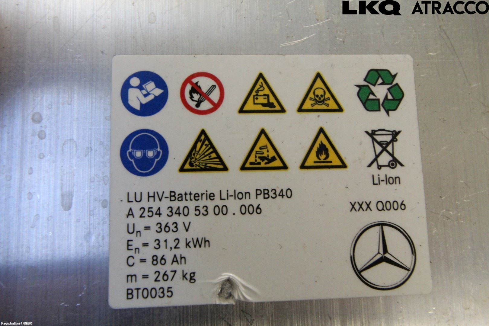 Mercedes-Benz MB GLC-KLASS (X254) 22- Hybrid Batteri