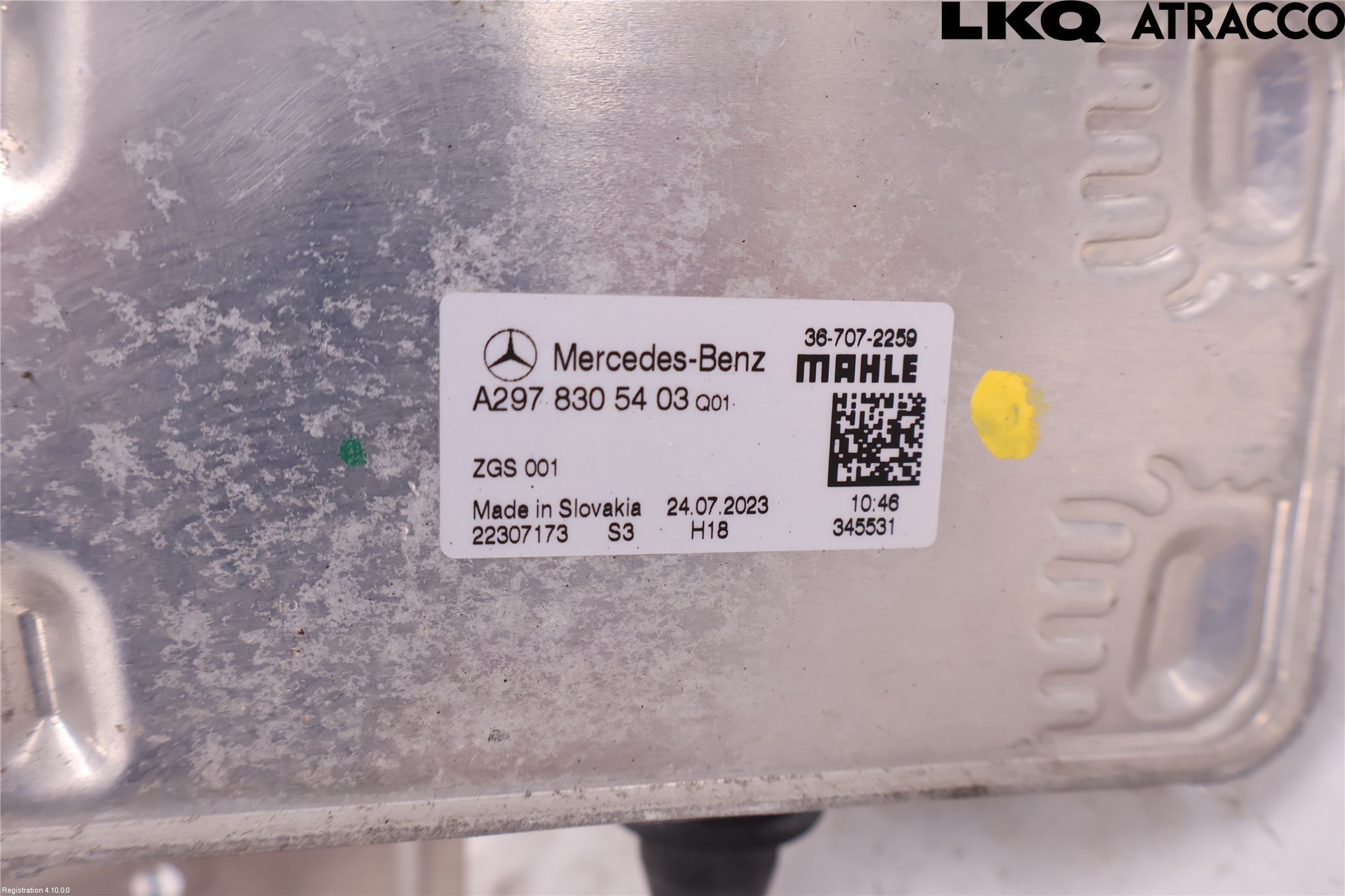 Mercedes-Benz MB EQE (V295) 22- Varme Ac Fordamper (Inni Bilen